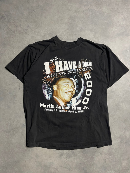 2000 Martin Luther King MLK I Have a Dream Millennium Vintage Rap Style Tee (XL)