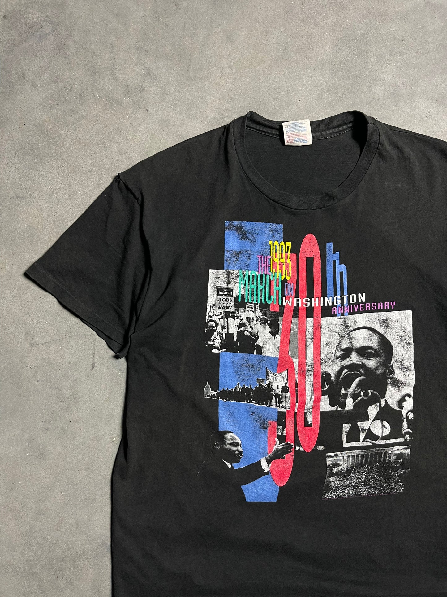 1993 Martin Luther King Jr March on Washington 30th Anniversary Vintage Tee (Large)