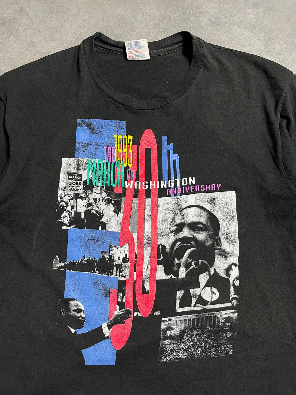1993 Martin Luther King Jr March on Washington 30th Anniversary Vintage Tee (Large)