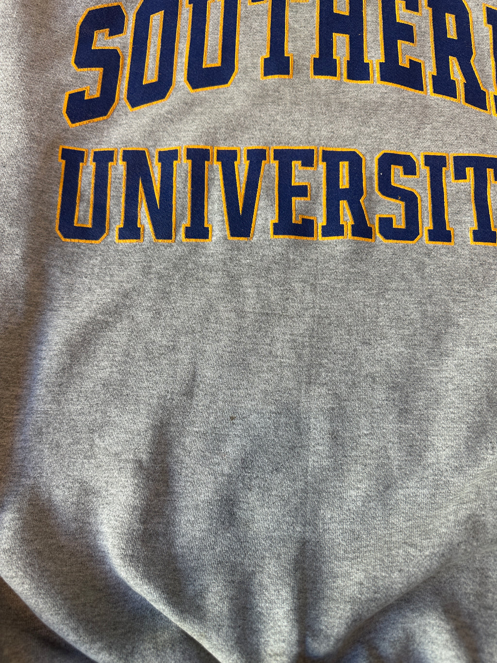 90's Southern University SU Heavyweight Ribbed Crewneck Sweatshirt (XXXL)