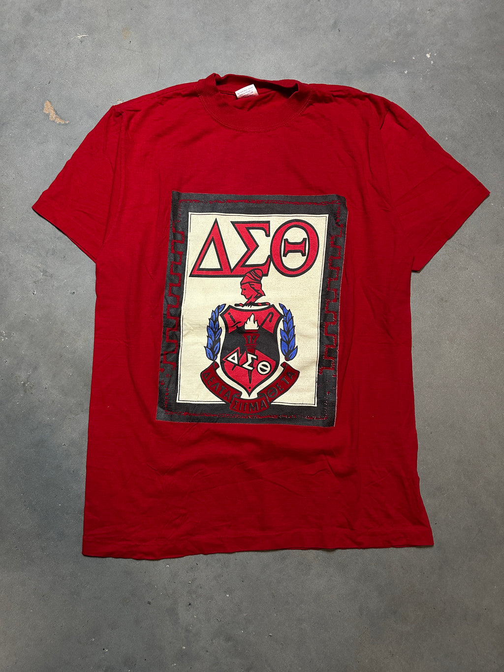 90's Delta Sigma Theta Strictly Business Divine Nine Redz Vintage Tee (Large)
