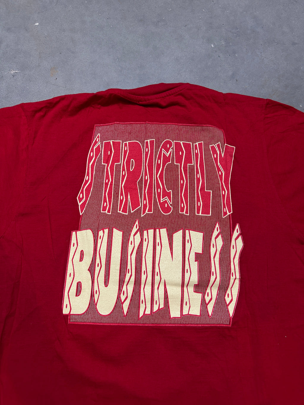 90's Delta Sigma Theta Strictly Business Divine Nine Redz Vintage Tee (Large)