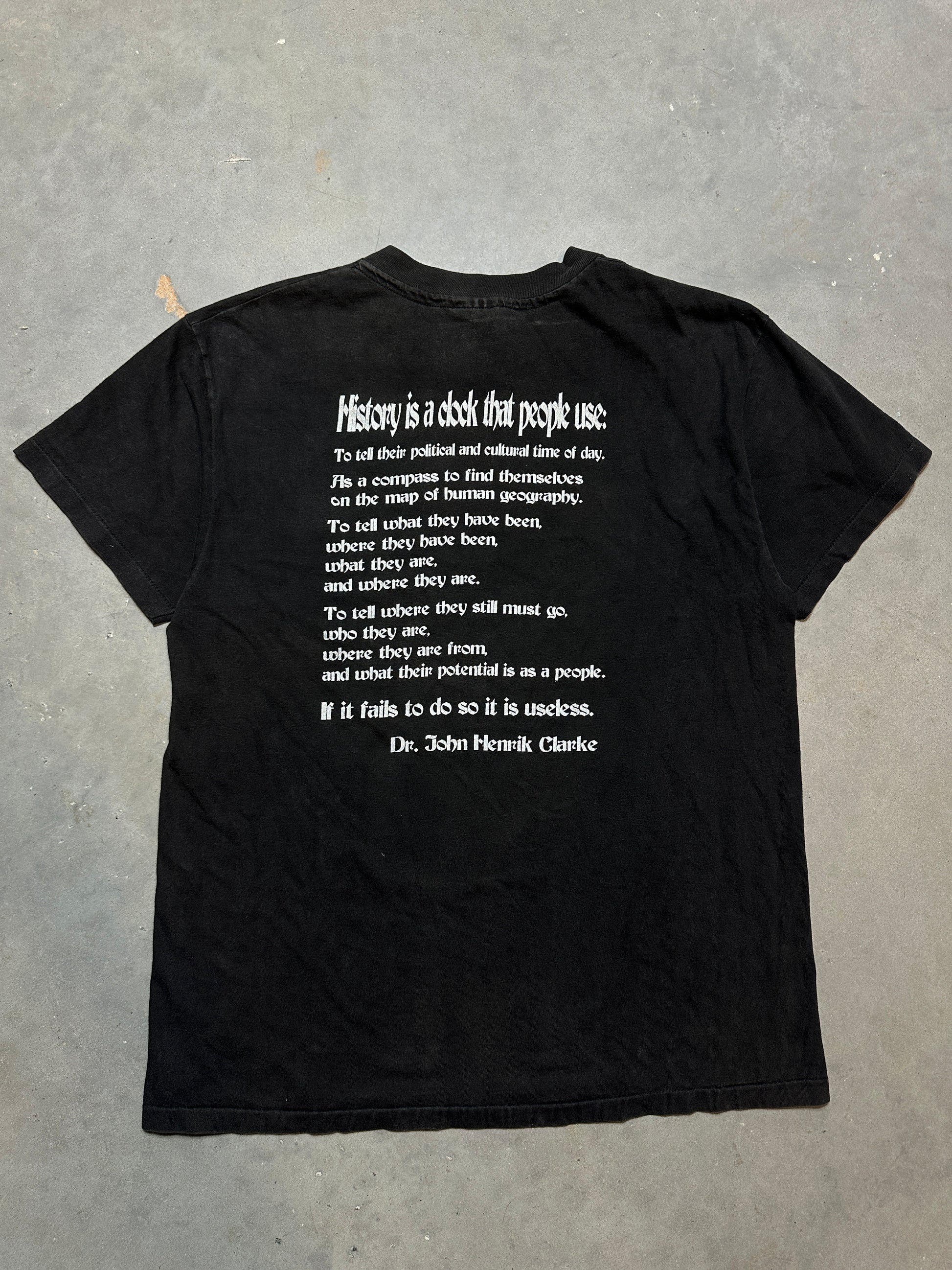 90's Higher Learning Dr.John Henrik Clarke Prominent Pan-African Historian Vintage Black History Tee (Large)