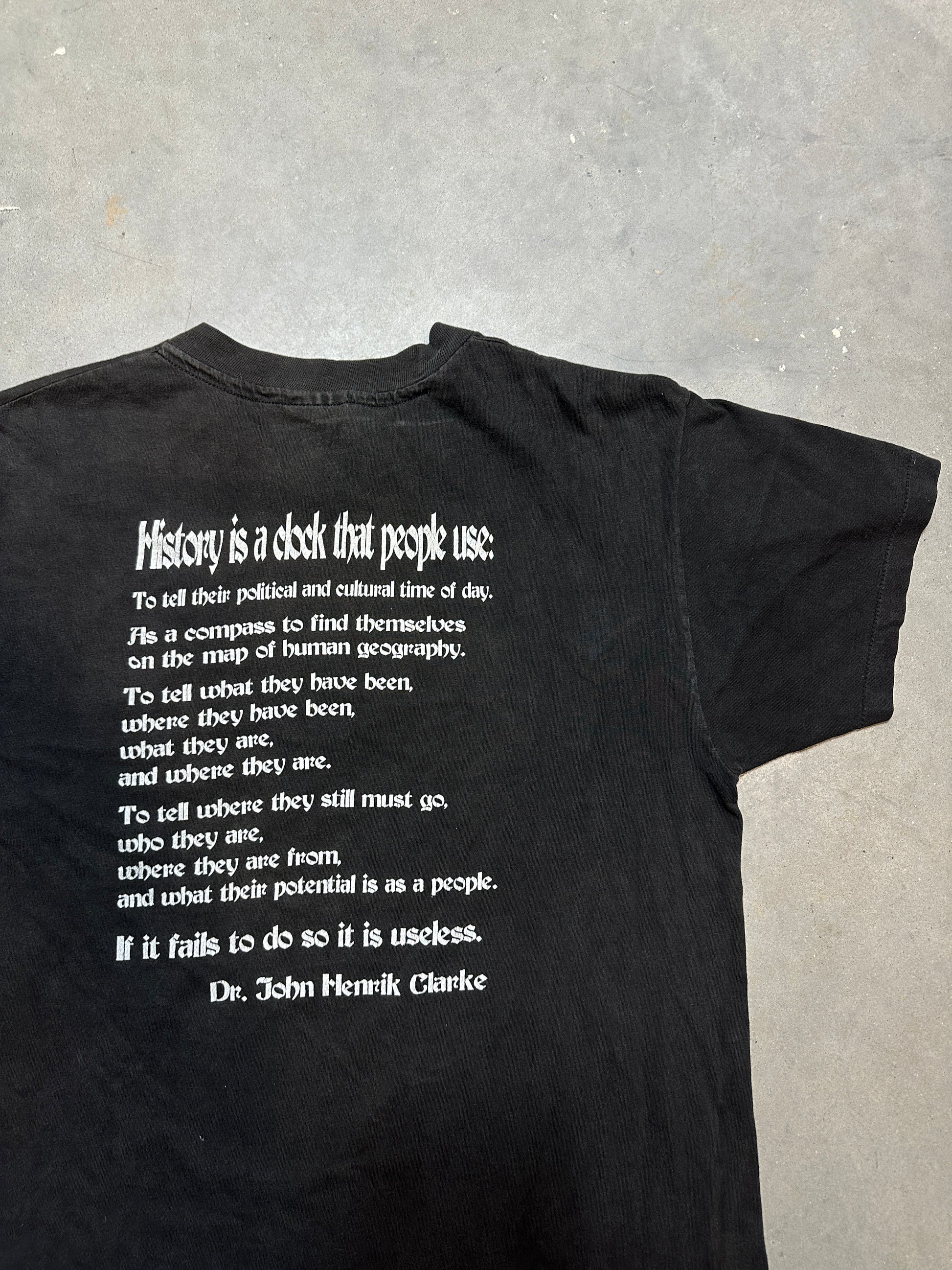 90's Higher Learning Dr.John Henrik Clarke Prominent Pan-African Historian Vintage Black History Tee (Large)