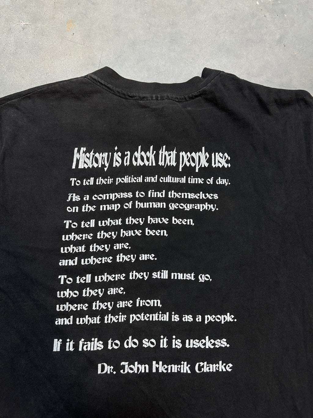 90's Higher Learning Dr.John Henrik Clarke Prominent Pan-African Historian Vintage Black History Tee (Large)