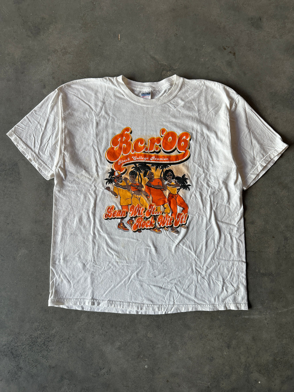 2006 Black College Reunion Lean Wit It Rock Wit It! Daytona Beach Florida Vintage Tee (XL)
