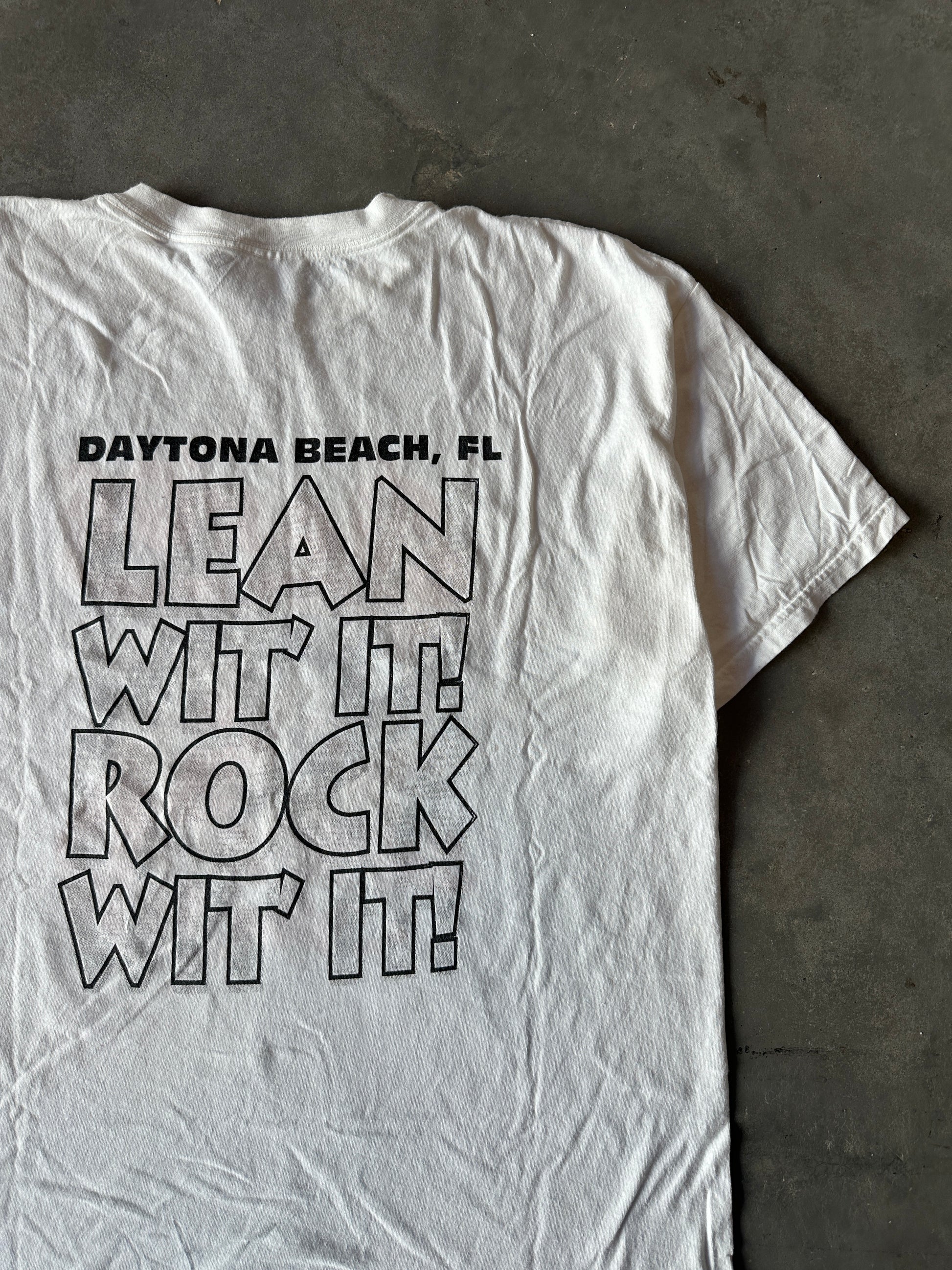 2006 Black College Reunion Lean Wit It Rock Wit It! Daytona Beach Florida Vintage Tee (XL)