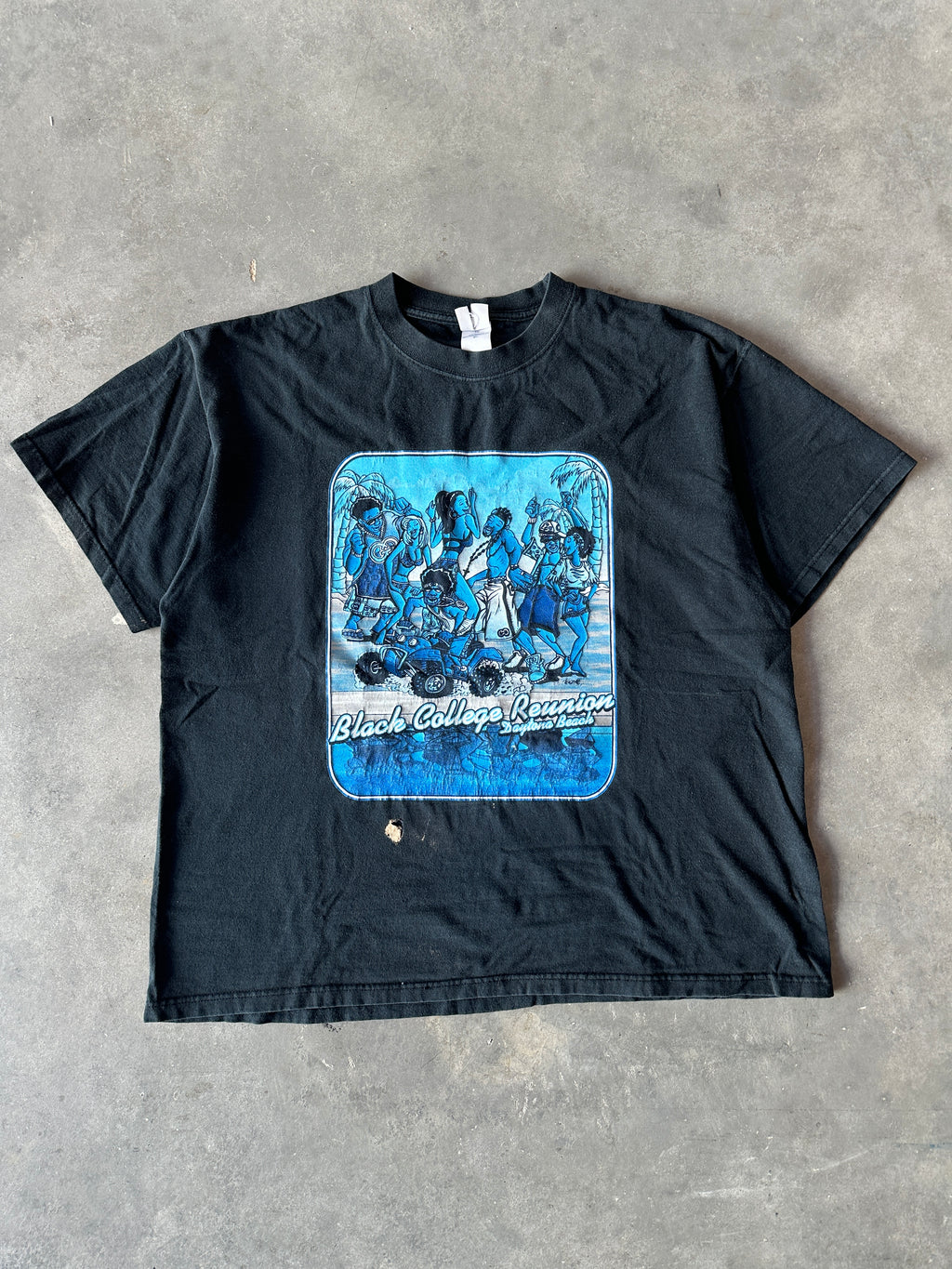 2002 Black College Reunion Daytona Beach "All About Them Benjamins" Vintage Tee (Large)