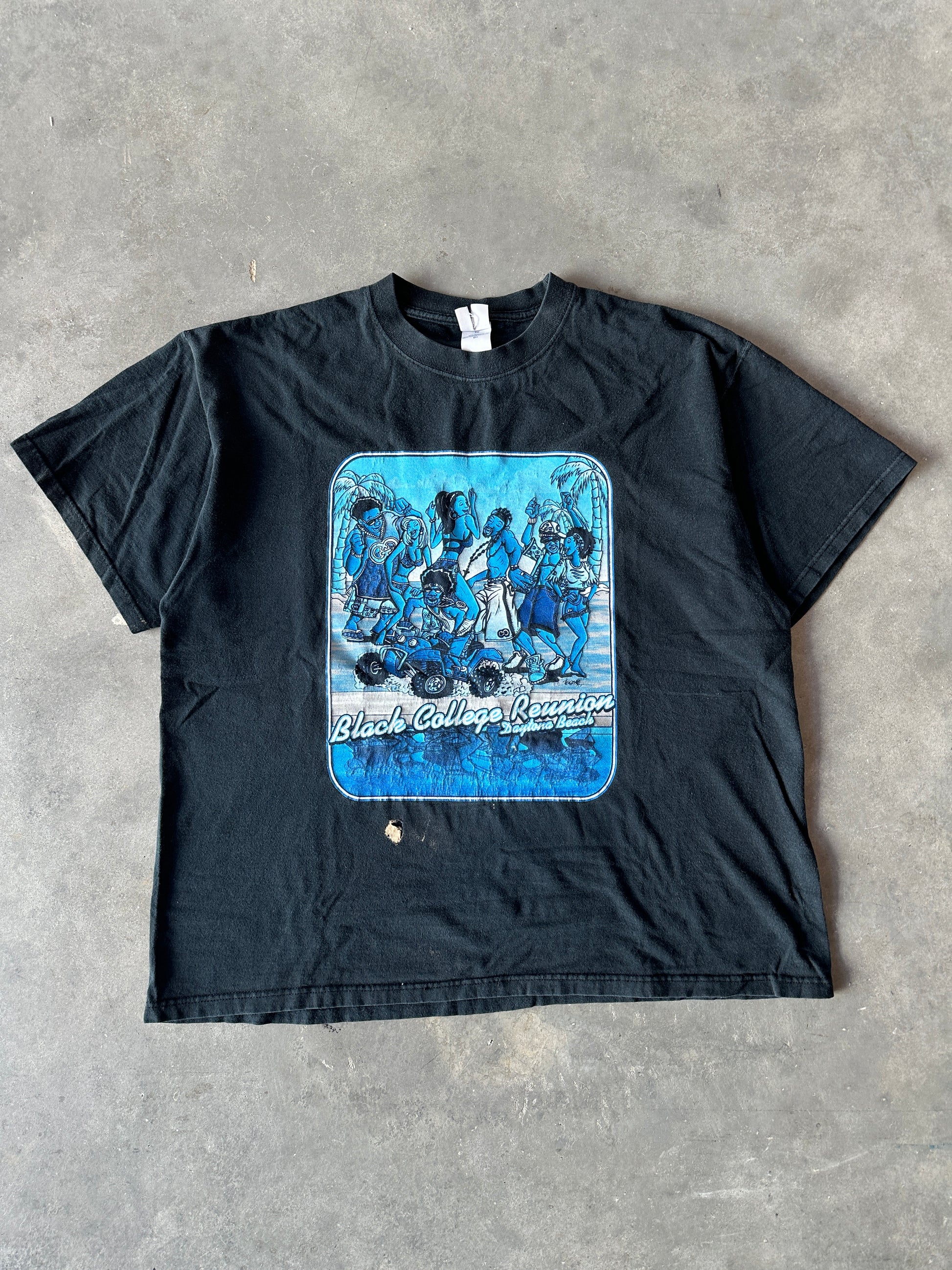 2002 Black College Reunion Daytona Beach "All About Them Benjamins" Vintage Tee (Large)