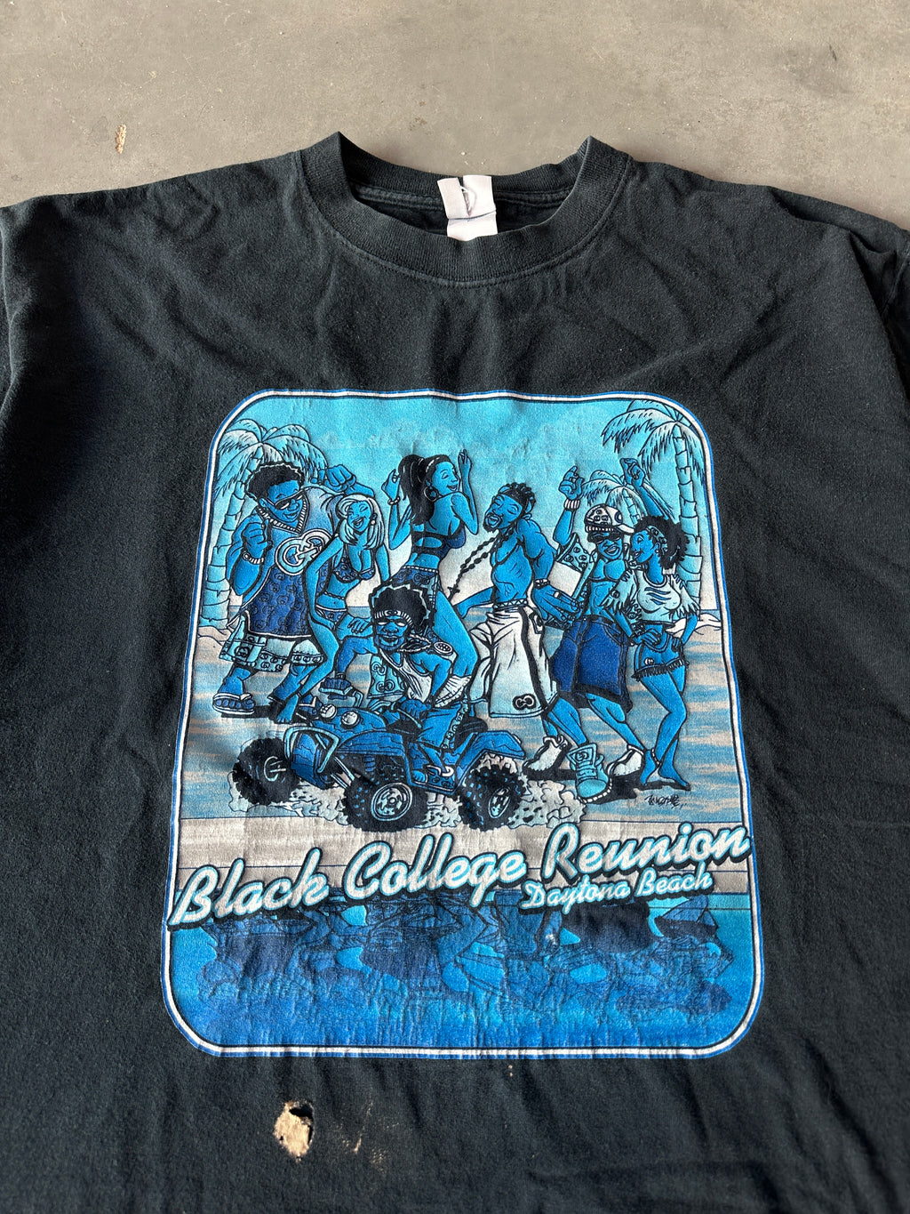 2002 Black College Reunion Daytona Beach "All About Them Benjamins" Vintage Tee (Large)