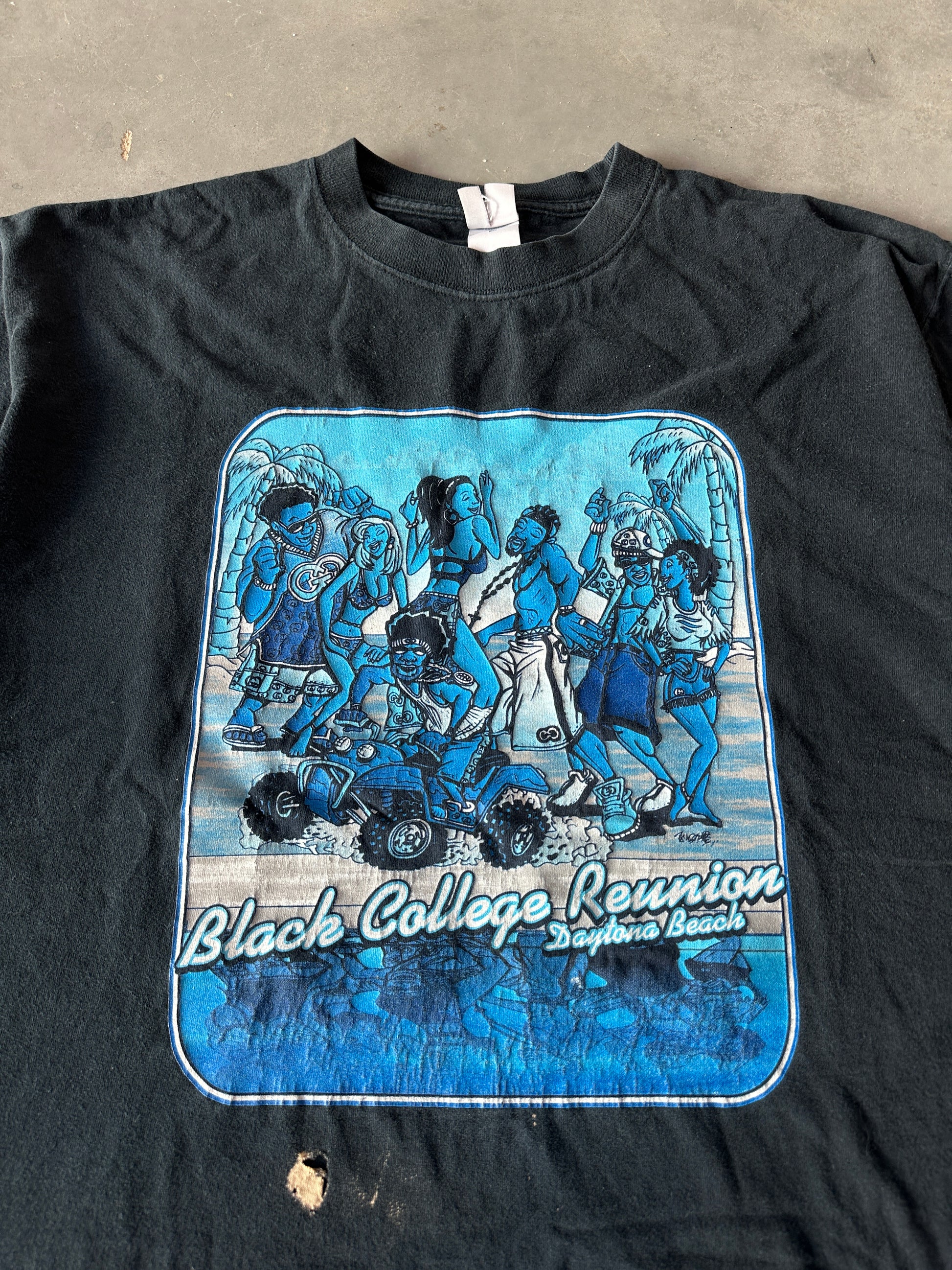 2002 Black College Reunion Daytona Beach "All About Them Benjamins" Vintage Tee (Large)