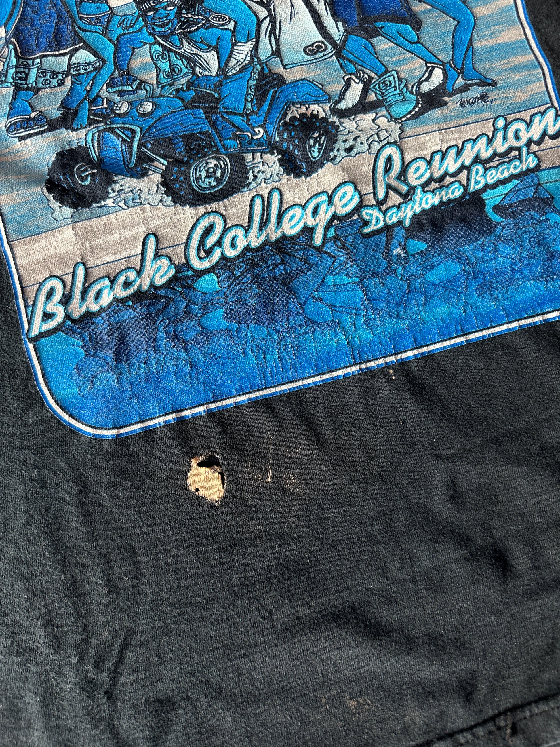 2002 Black College Reunion Daytona Beach "All About Them Benjamins" Vintage Tee (Large)
