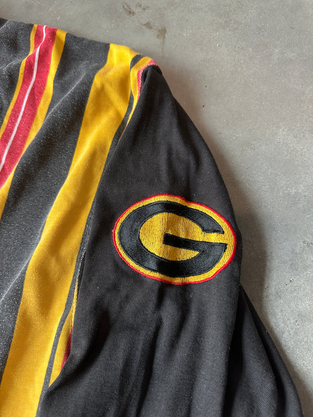 90's Grambling State University GSU Starter Striped Long Sleeve Embroidered Vintage Tee (XL)