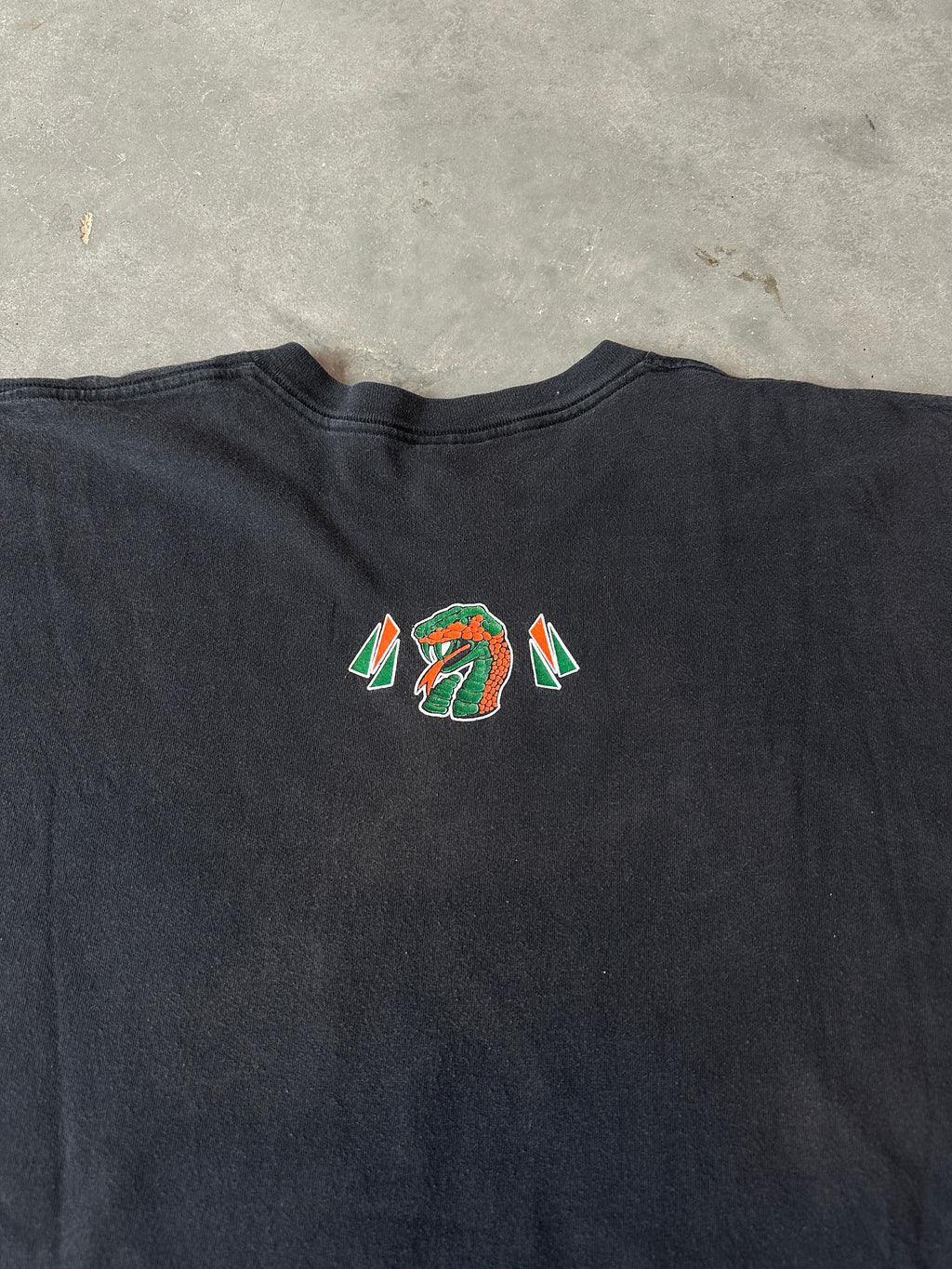 90's Florida A&M FAMU Rattlers Spellout Mascot Vintage Tee (XL)