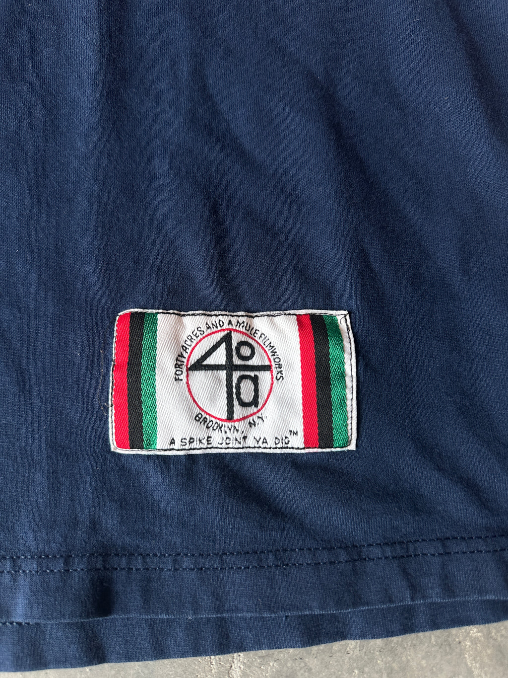 1995 Brooklyn Mules Inner City National Champions RARE 40 Acres and a Mule Spike Lee Joint Tee (XXL)