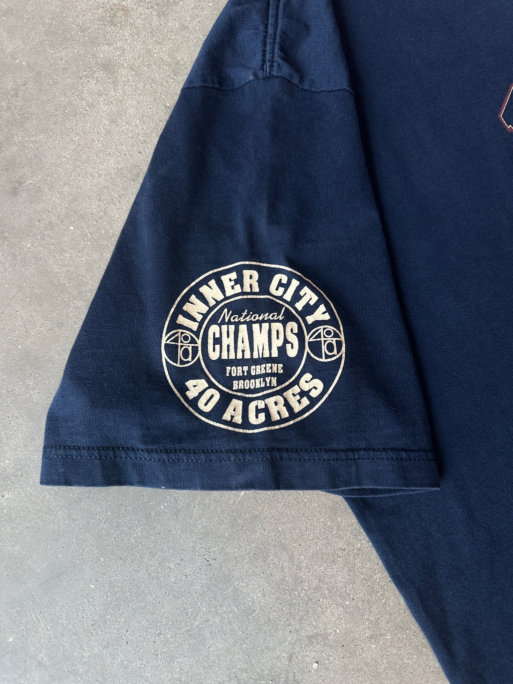 1995 Brooklyn Mules Inner City National Champions RARE 40 Acres and a Mule Spike Lee Joint Tee (XXL)