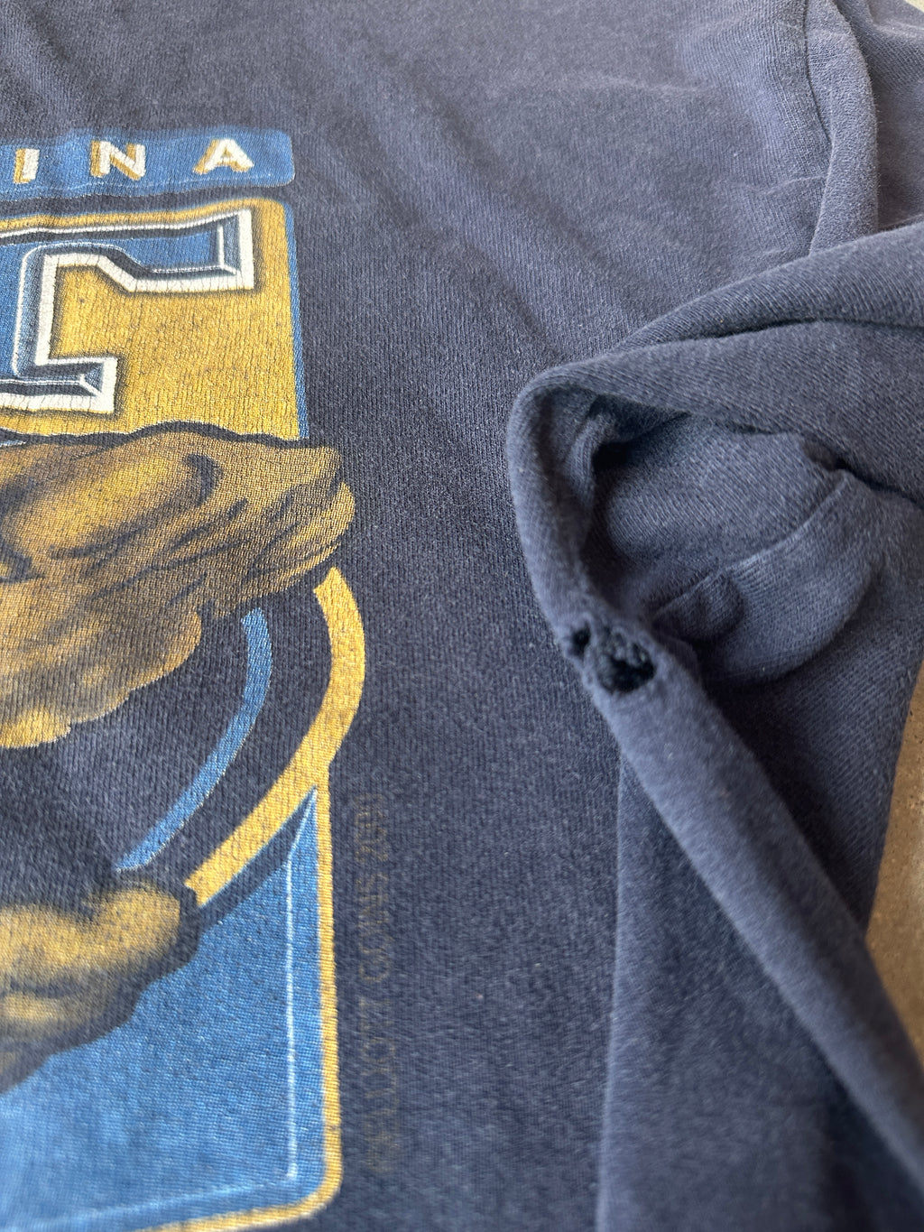 90's North Carolina A&T Aggies Realistic Mascot Vintage Longsleeve HBCU Tee (XL)