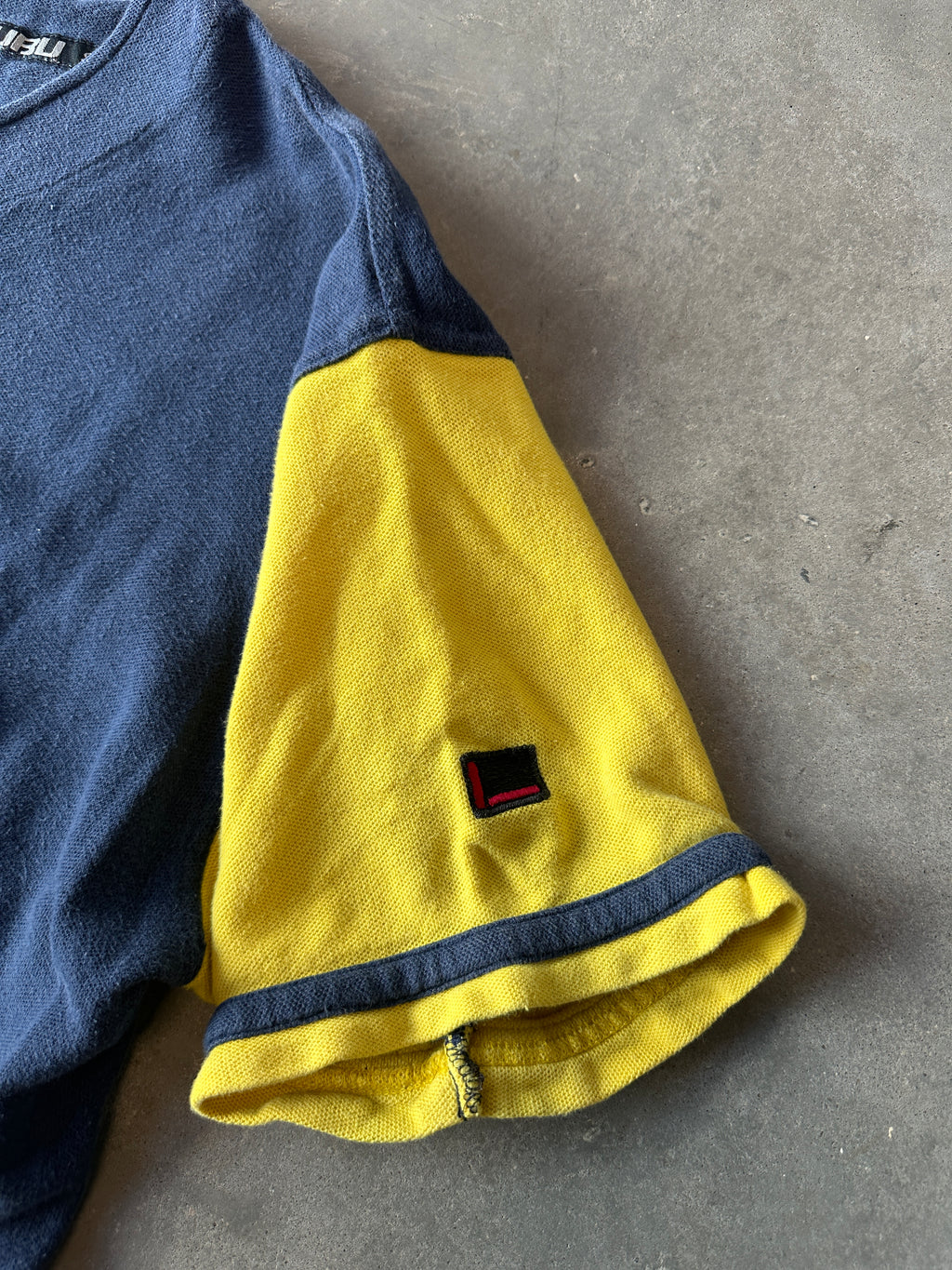 00’s FUBU Spellout Two Tone Vintage Baseball Jersey (Large)