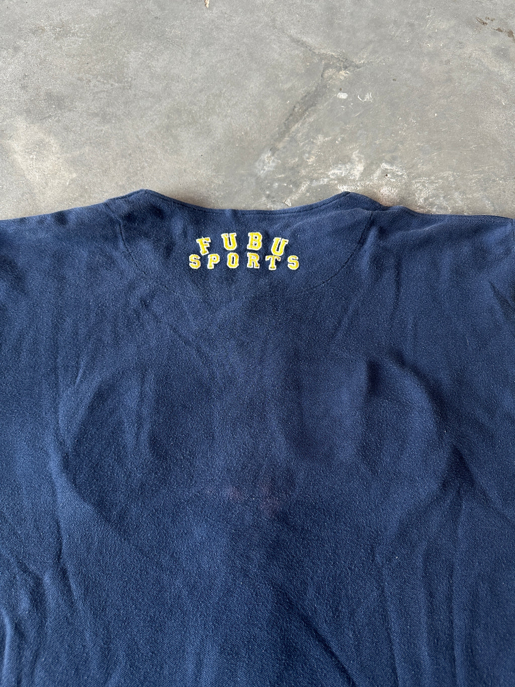 00’s FUBU Spellout Two Tone Vintage Baseball Jersey (Large)