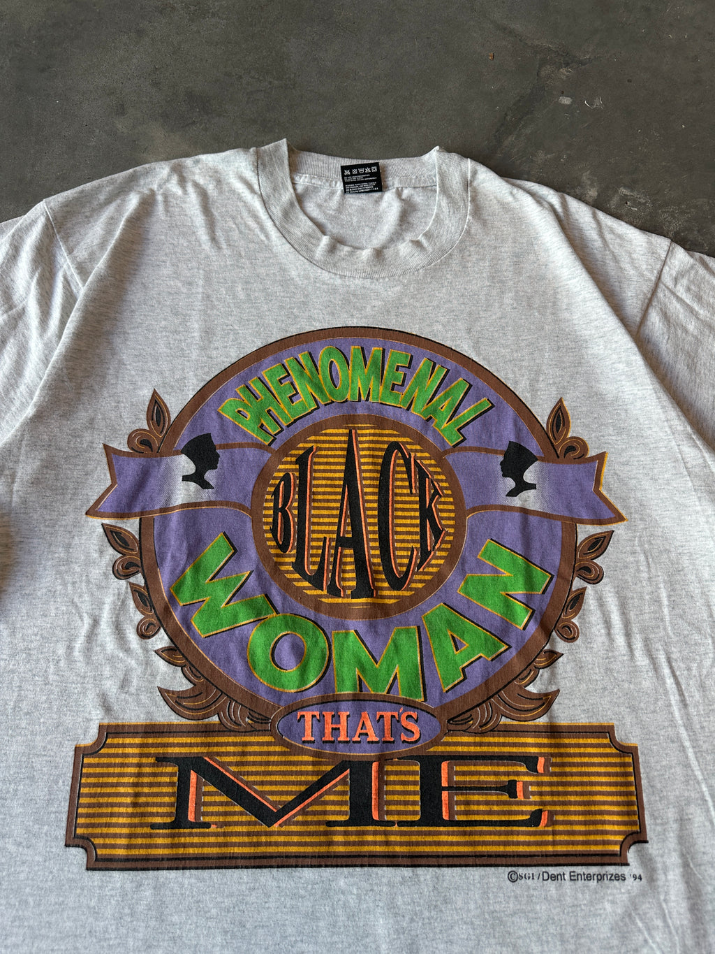 90’s Phenomenal Black Woman That’s Me! Maya Angelou Vintage Poem Tee (Large)