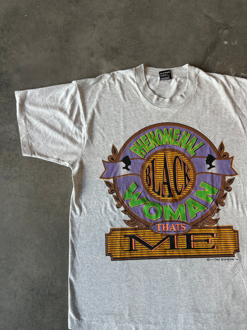 90’s Phenomenal Black Woman That’s Me! Maya Angelou Vintage Poem Tee (Large)