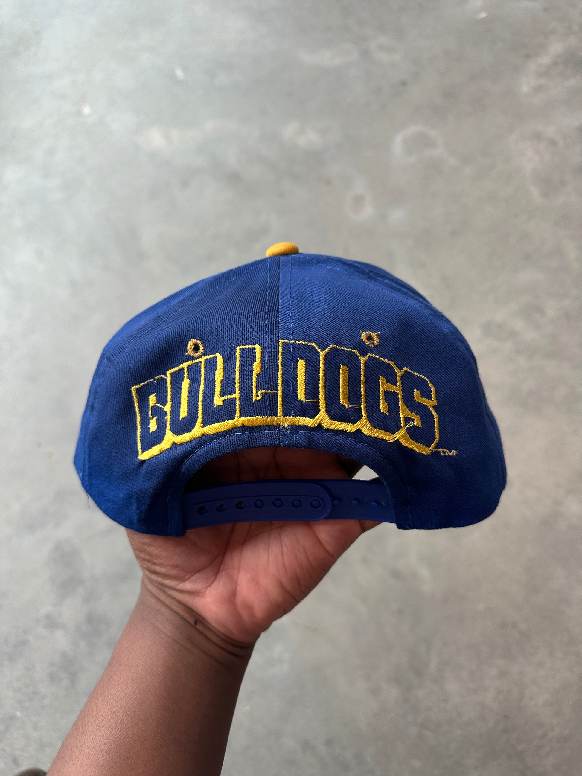 90’s Fisk University Bulldogs RARE Embroidered Vintage HBCU Snapback Hat Brand New-Deadstock (OSFA)