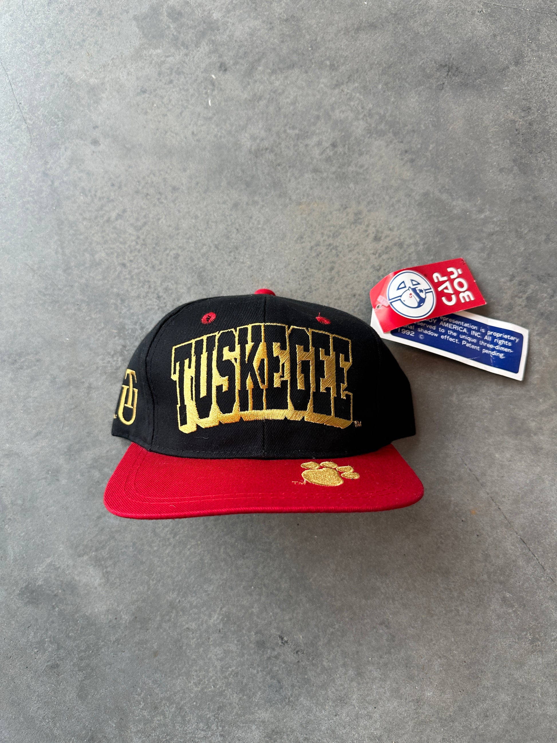 90’s Tuskegee University TU Golden Tigers RARE Embroidered Vintage HBCU Snapback Hat Brand New-Deadstock (OSFA)