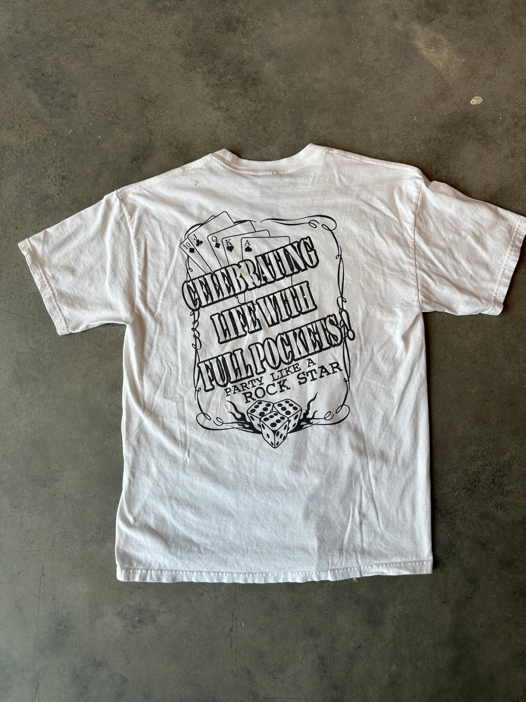 2007 Footwash ft. 50 Cent Usher and More "Party like a Rockstar" Uniontown, Alabama Freaknik Style Vintage Tee (Large)