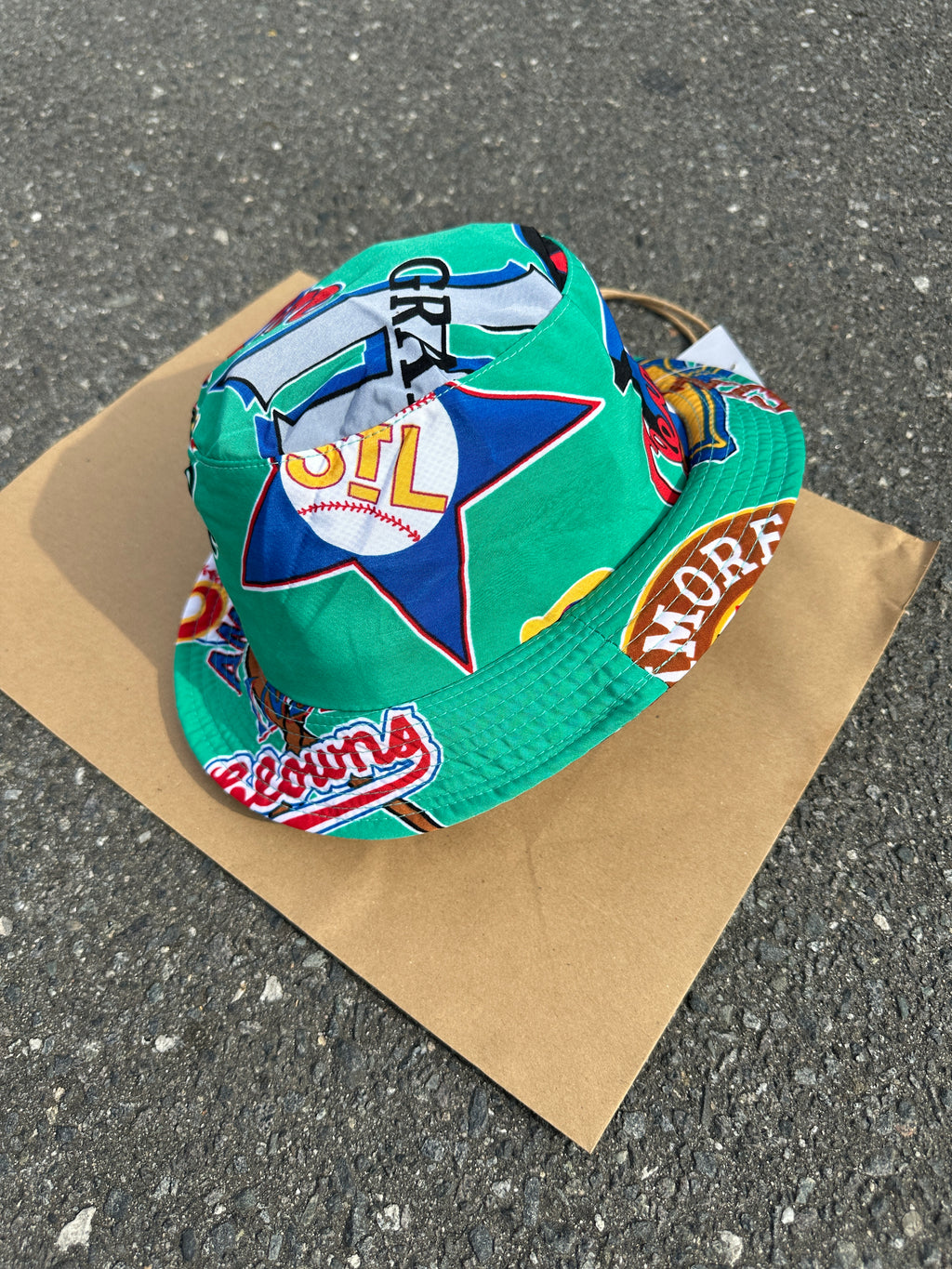 00’s Negro League Baseball Museum Green Vintage NLBM JHEAD Bucket Hat—Brand New (OSFM)