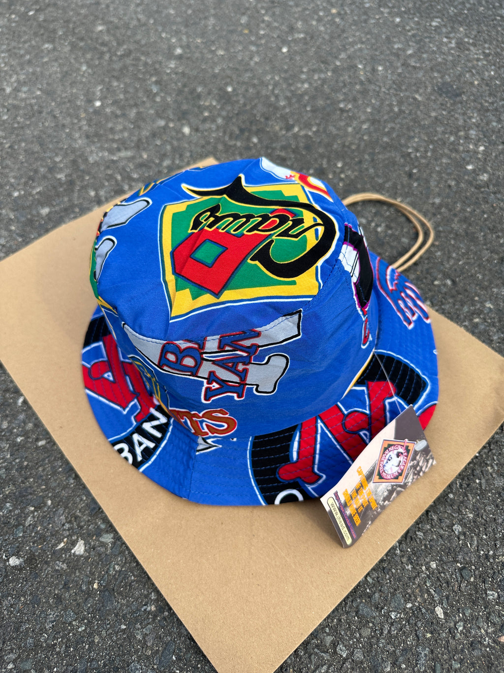00’s Negro League Baseball Museum Blue Vintage NLBM JHEAD Bucket Hat—Brand New (OSFM)