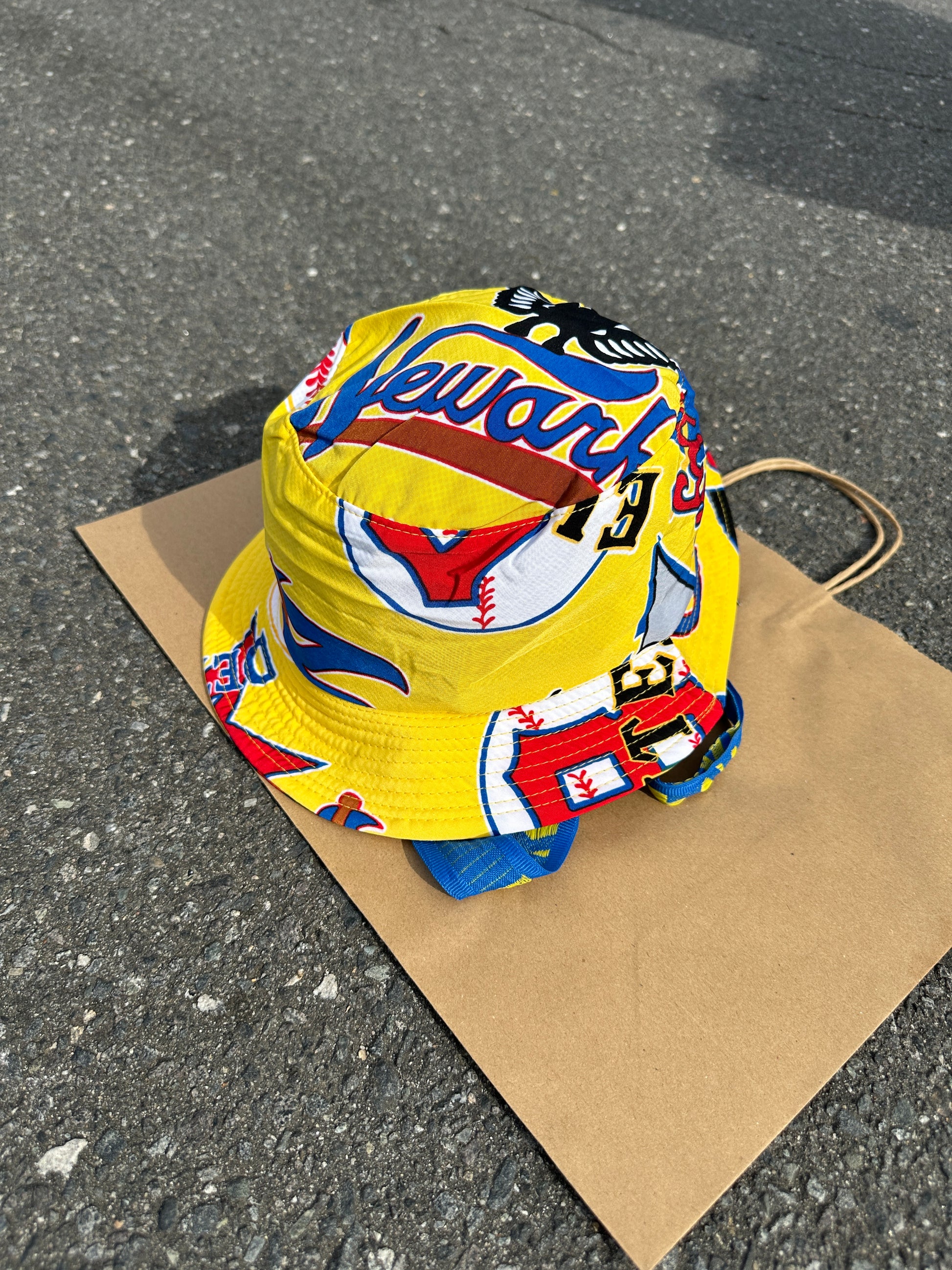 00’s Negro League Baseball Museum Yellow Vintage NLBM JHEAD Bucket Hat—Brand New (OSFM)