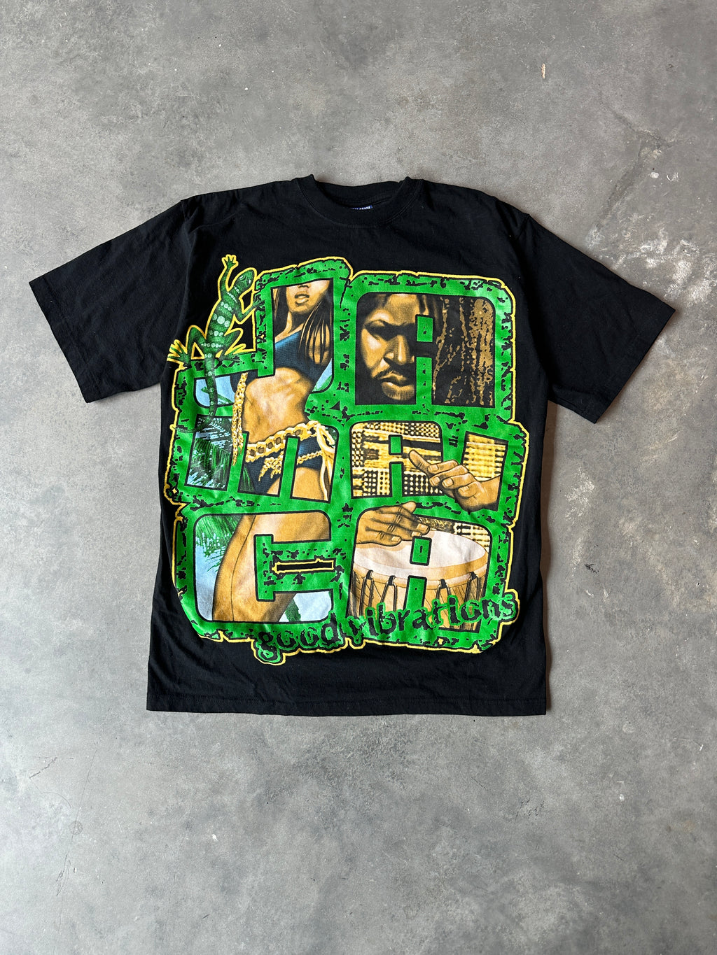 00s Jamaica Good Vibrations Vintage Lifestyle Tee (XL)