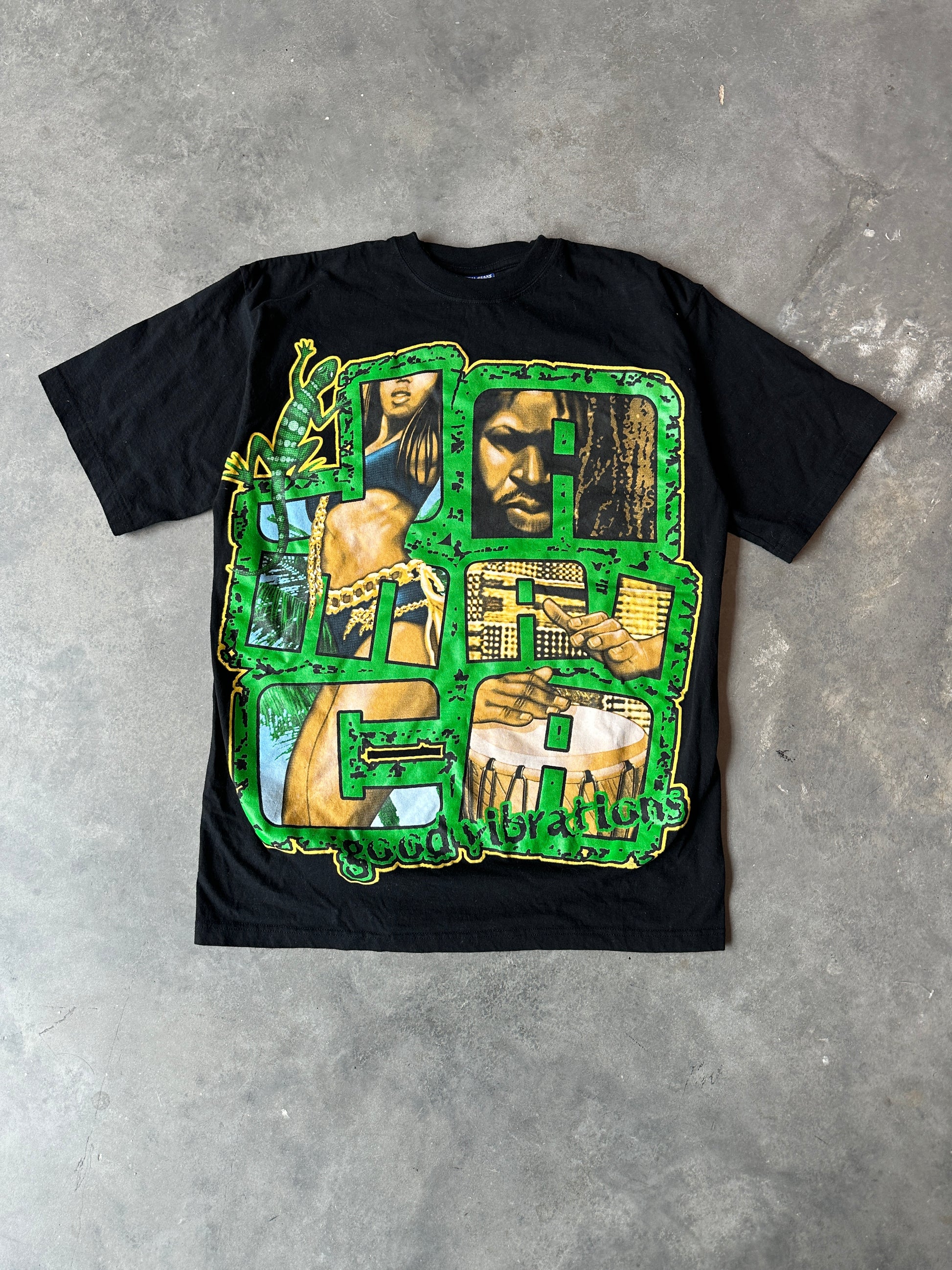 00s Jamaica Good Vibrations Vintage Lifestyle Tee (XL)