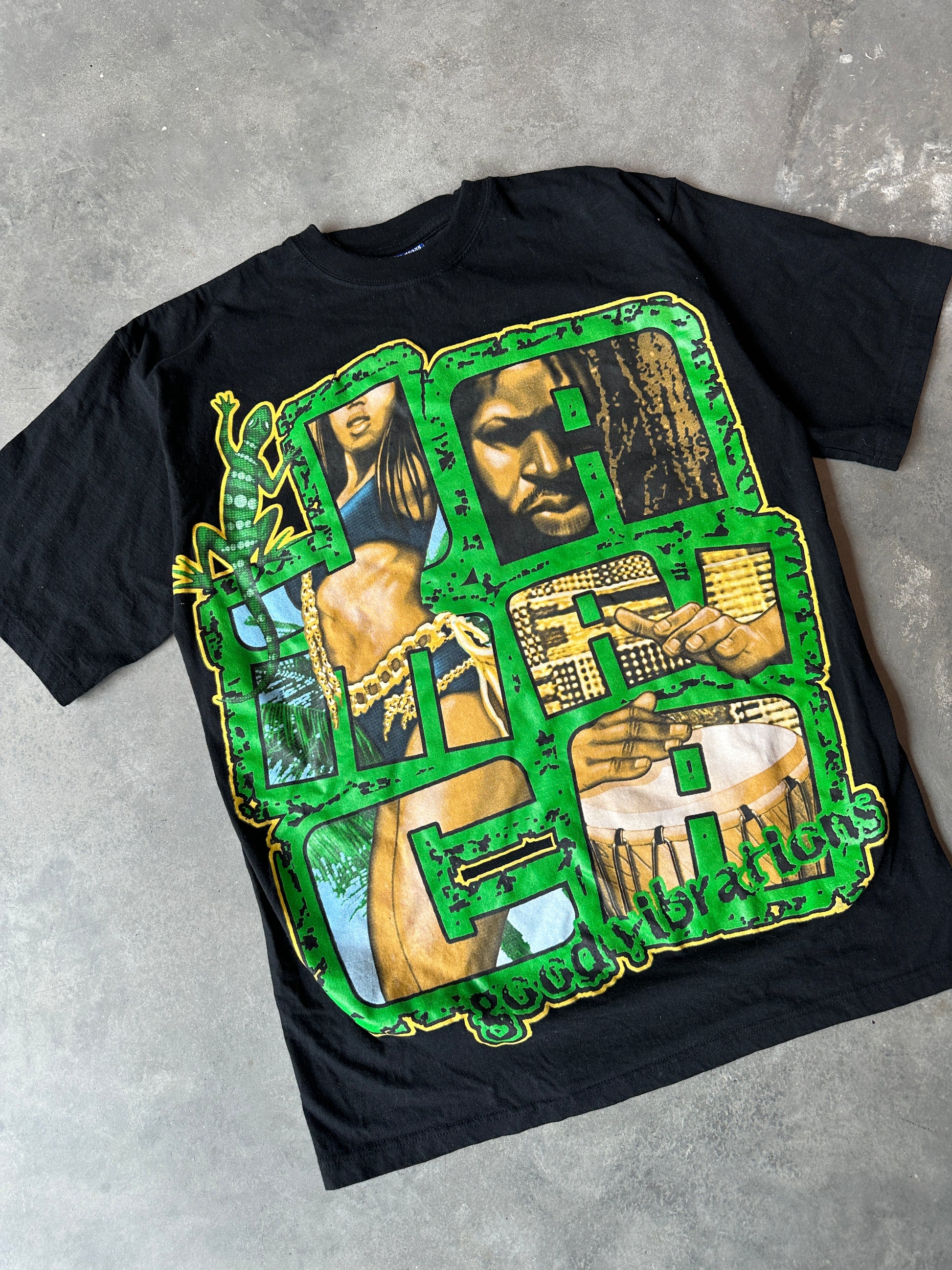 00s Jamaica Good Vibrations Vintage Lifestyle Tee (XL)