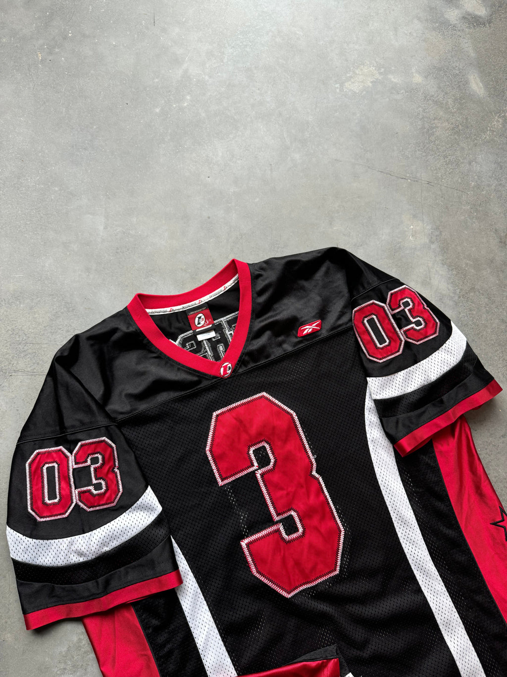 00’s Allen Iverson Reebok Vintage Stitched NFL RARE Street Style Football Jersey (XXL)