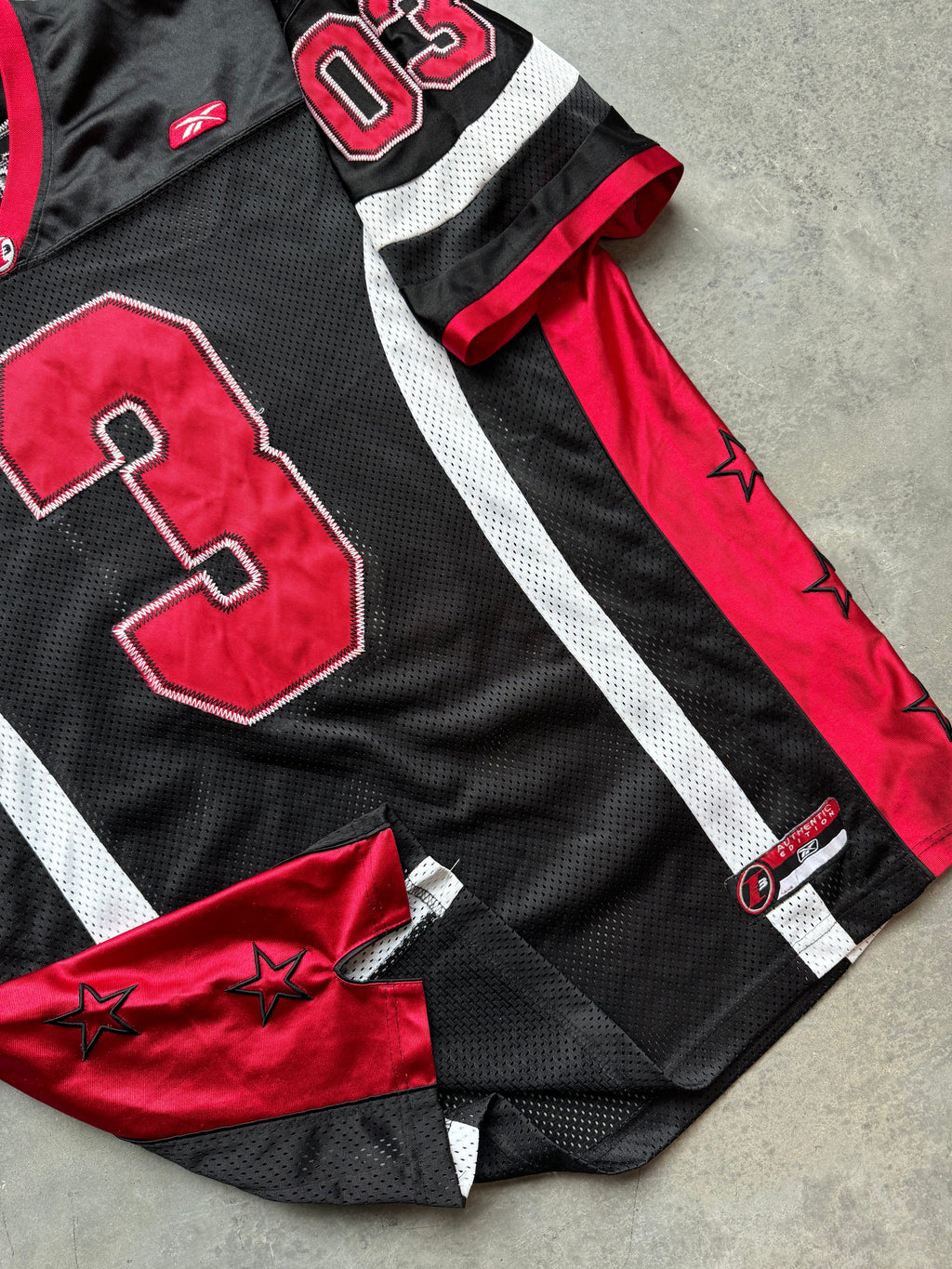 00’s Allen Iverson Reebok Vintage Stitched NFL RARE Street Style Football Jersey (XXL)
