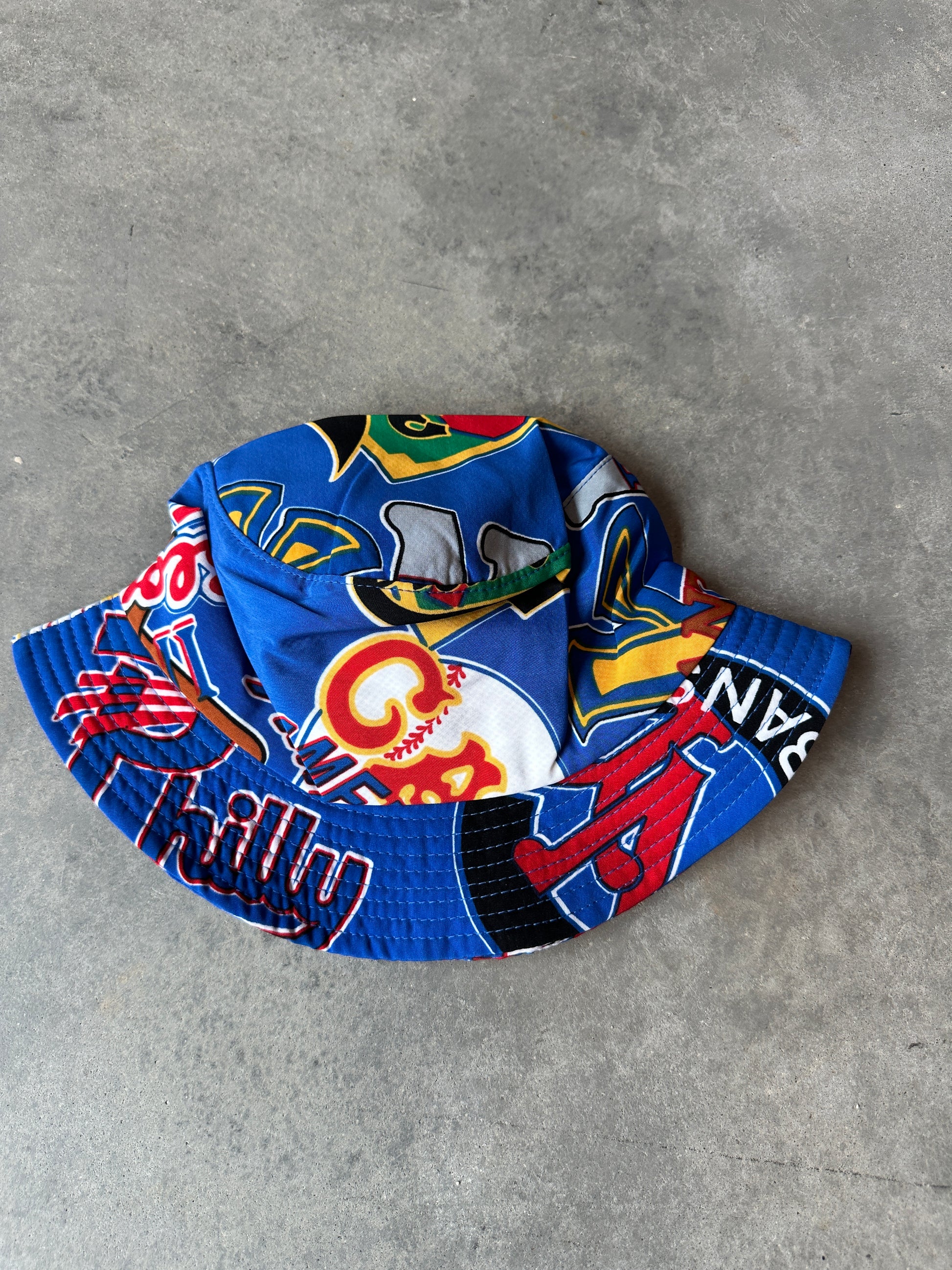 00’s Negro League Baseball Museum Blue Vintage NLBM JHEAD Bucket Hat—Brand New (OSFM)