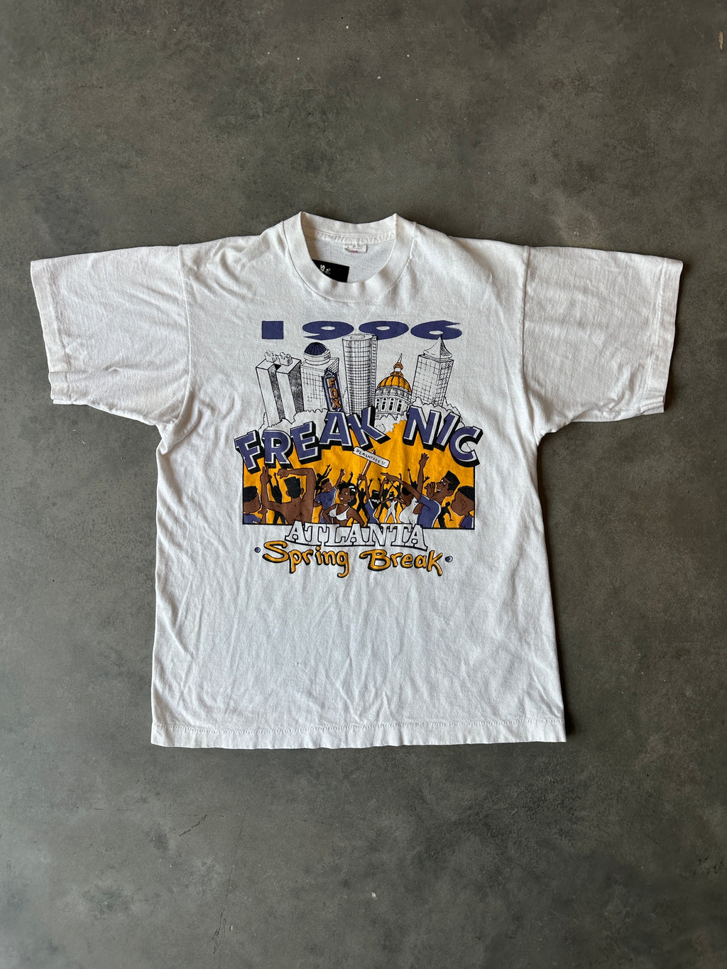 1996 Freaknic Atlanta Spring Break ‘The Freak In You Brings Out The Freak In Me’ Rare Vintage Cartoon Tee (Large)
