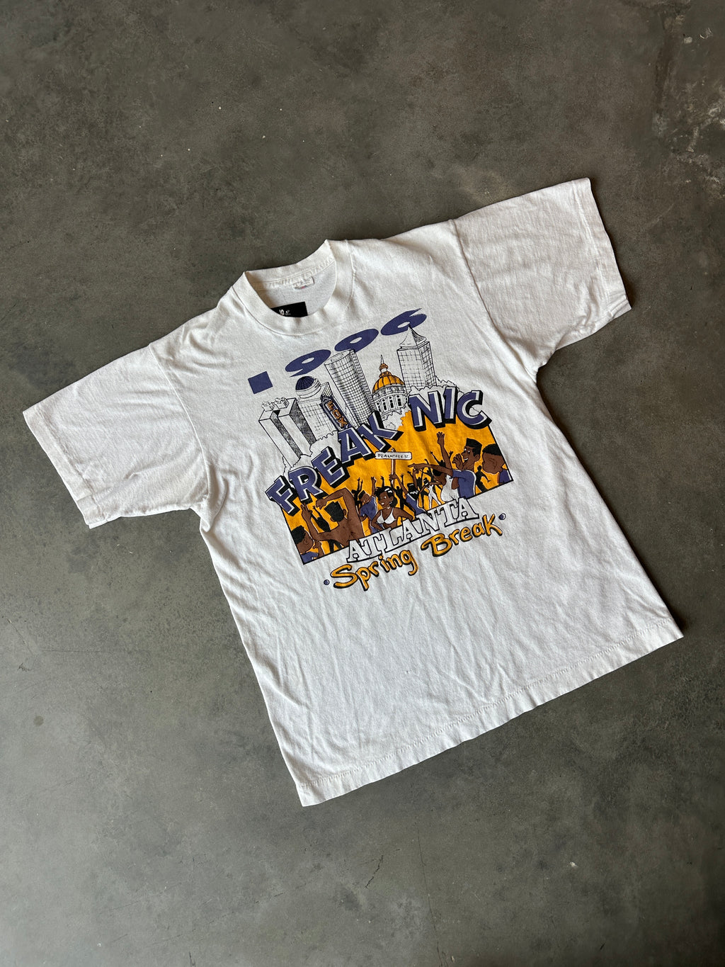 1996 Freaknic Atlanta Spring Break ‘The Freak In You Brings Out The Freak In Me’ Rare Vintage Cartoon Tee (Large)