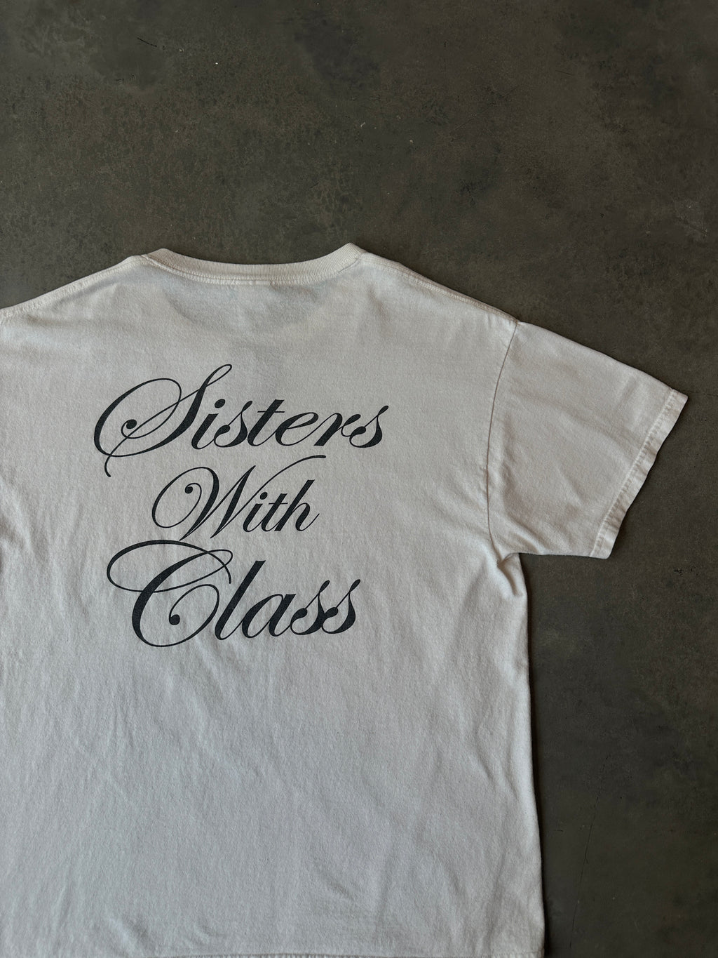 00’s Winston Salem State University WSSU Rams “Black Beautiful & Educated” Sisters with Class Vintage HBCU Tee (Large)