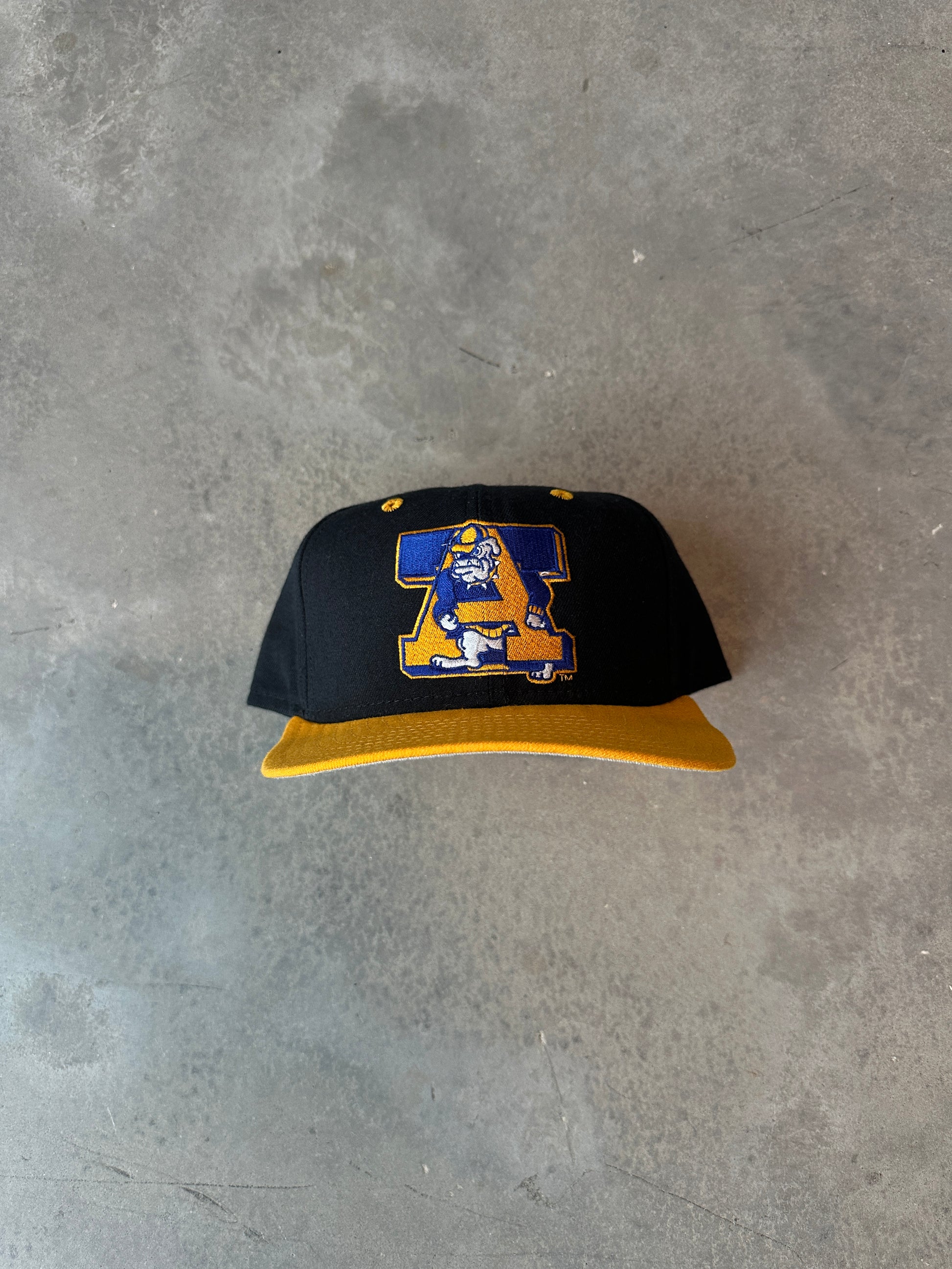 90’s North Carolina A&T State University NCAT Aggies RARE Embroidered Vintage HBCU Snapback Hat (OSFA)