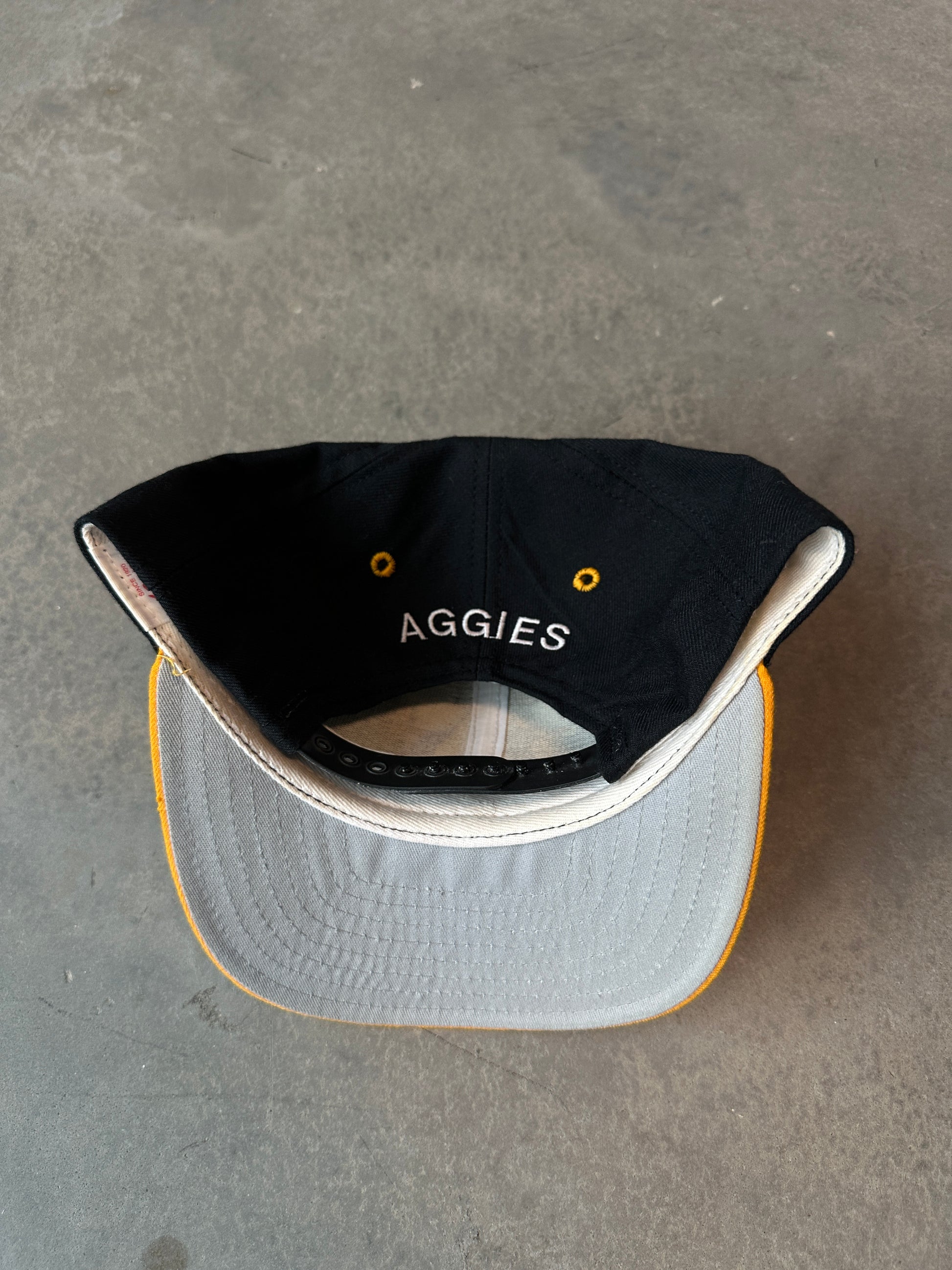 90’s North Carolina A&T State University NCAT Aggies RARE Embroidered Vintage HBCU Snapback Hat (OSFA)