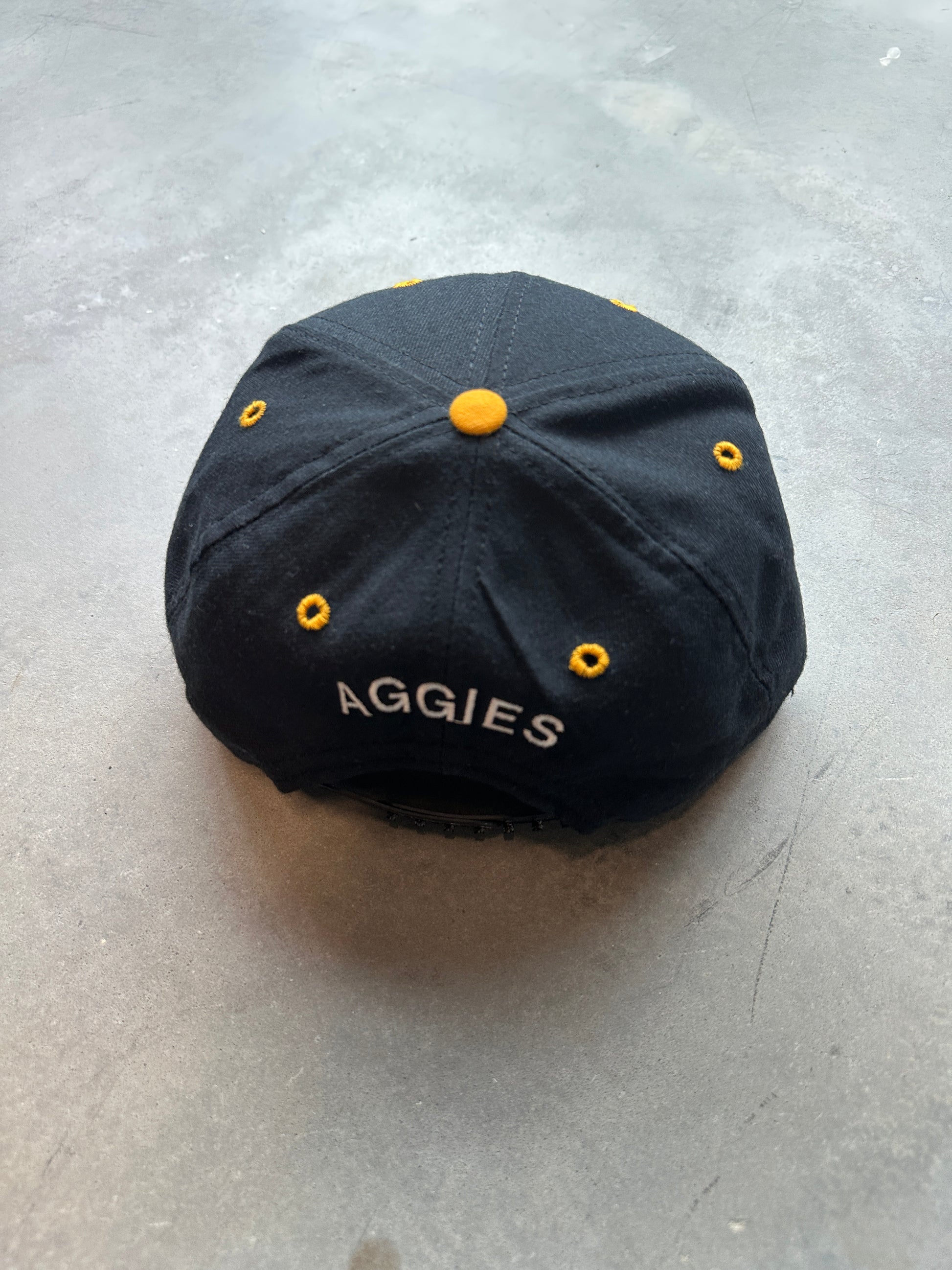 90’s North Carolina A&T State University NCAT Aggies RARE Embroidered Vintage HBCU Snapback Hat (OSFA)