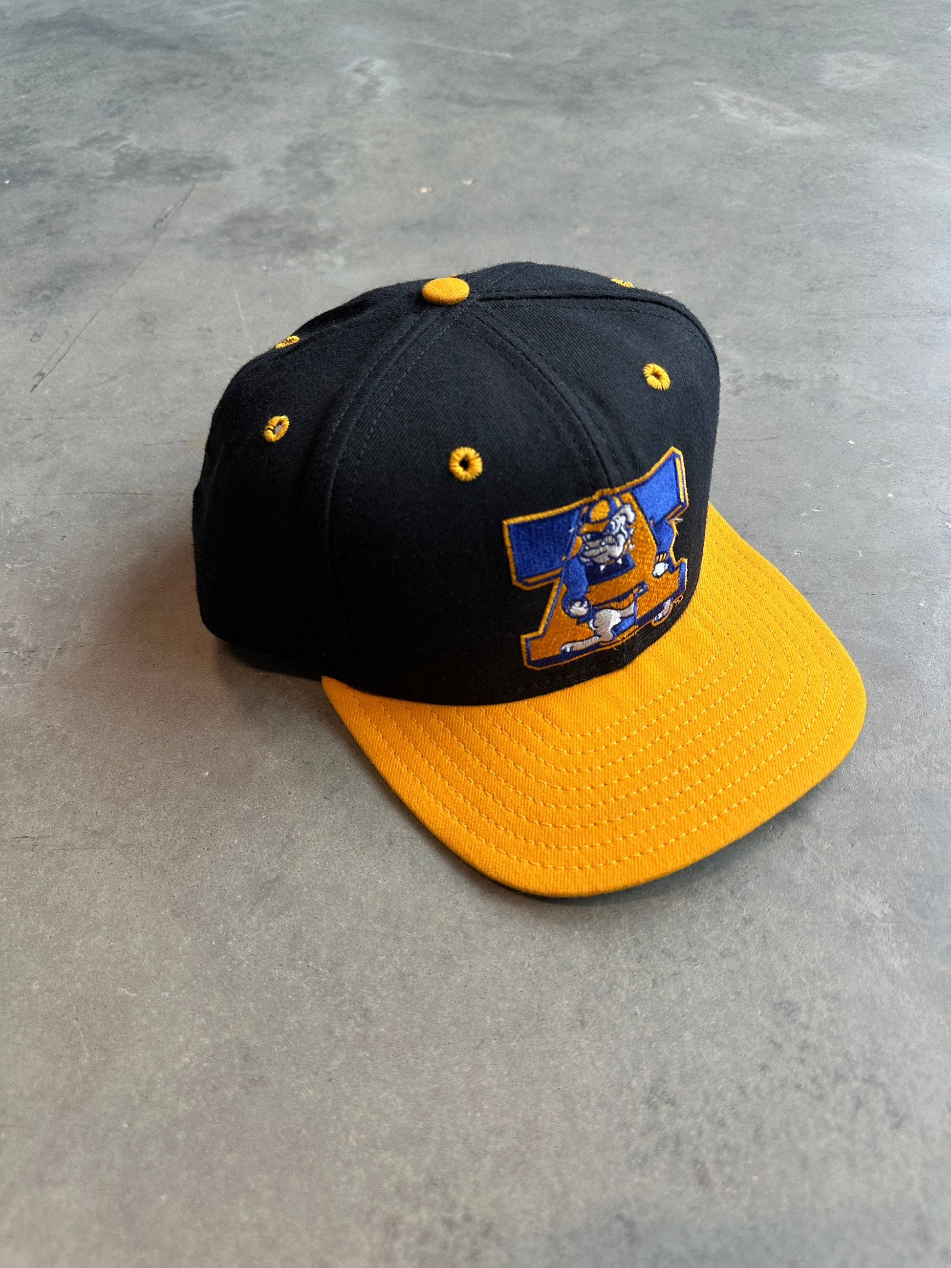 90’s North Carolina A&T State University NCAT Aggies RARE Embroidered Vintage HBCU Snapback Hat (OSFA)