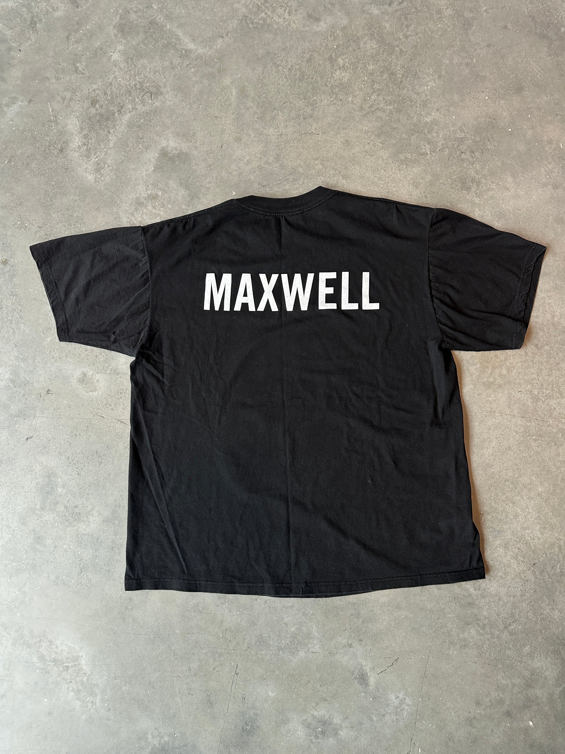 90’s Maxwell Rainfall R&B Music Artist Tour Vintage Rap Tee (XL)