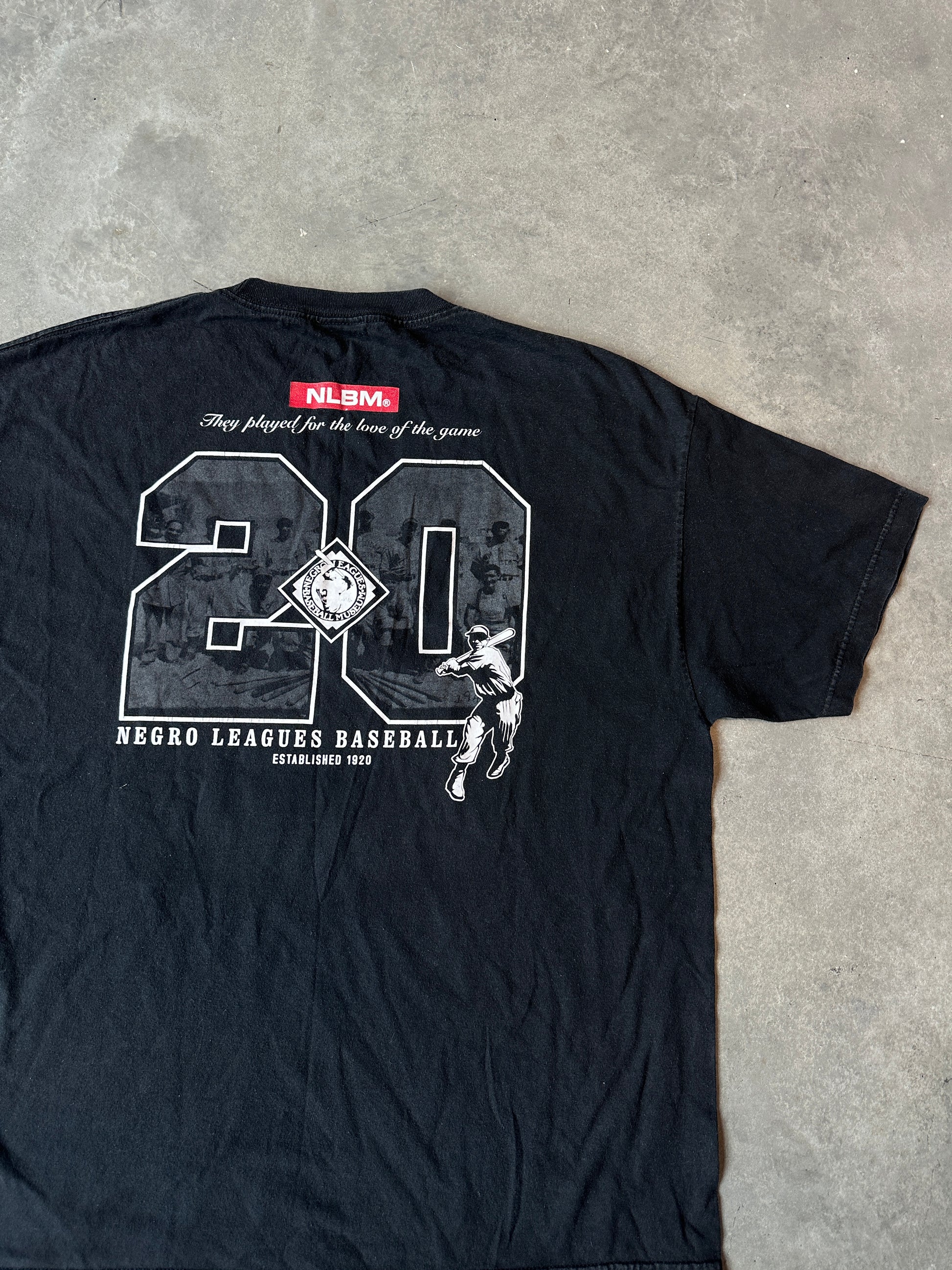 00’s New York Black Yankees Negro League Baseball Museum NLBM Vintage Tee (XXL)