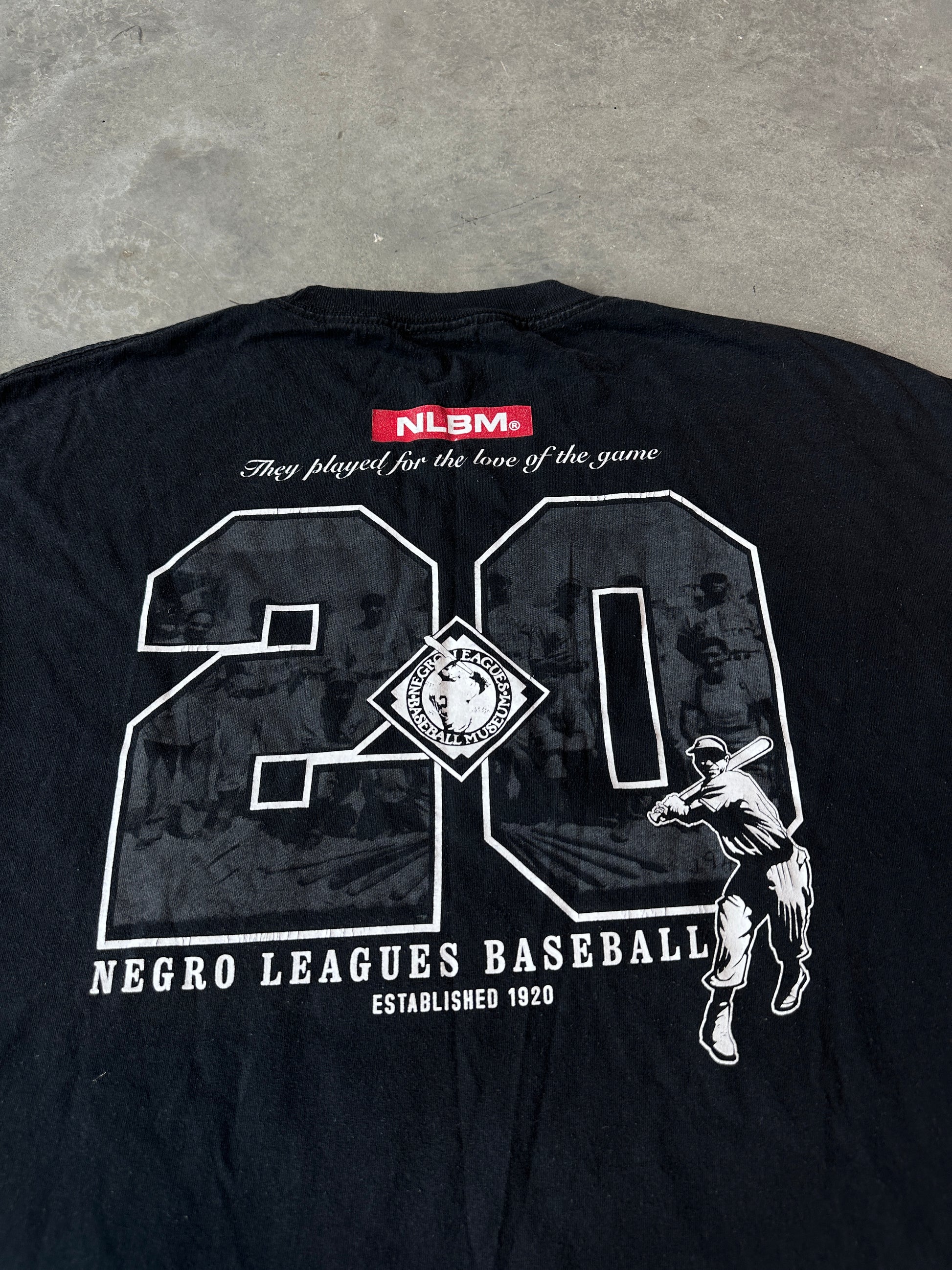 00’s New York Black Yankees Negro League Baseball Museum NLBM Vintage Tee (XXL)