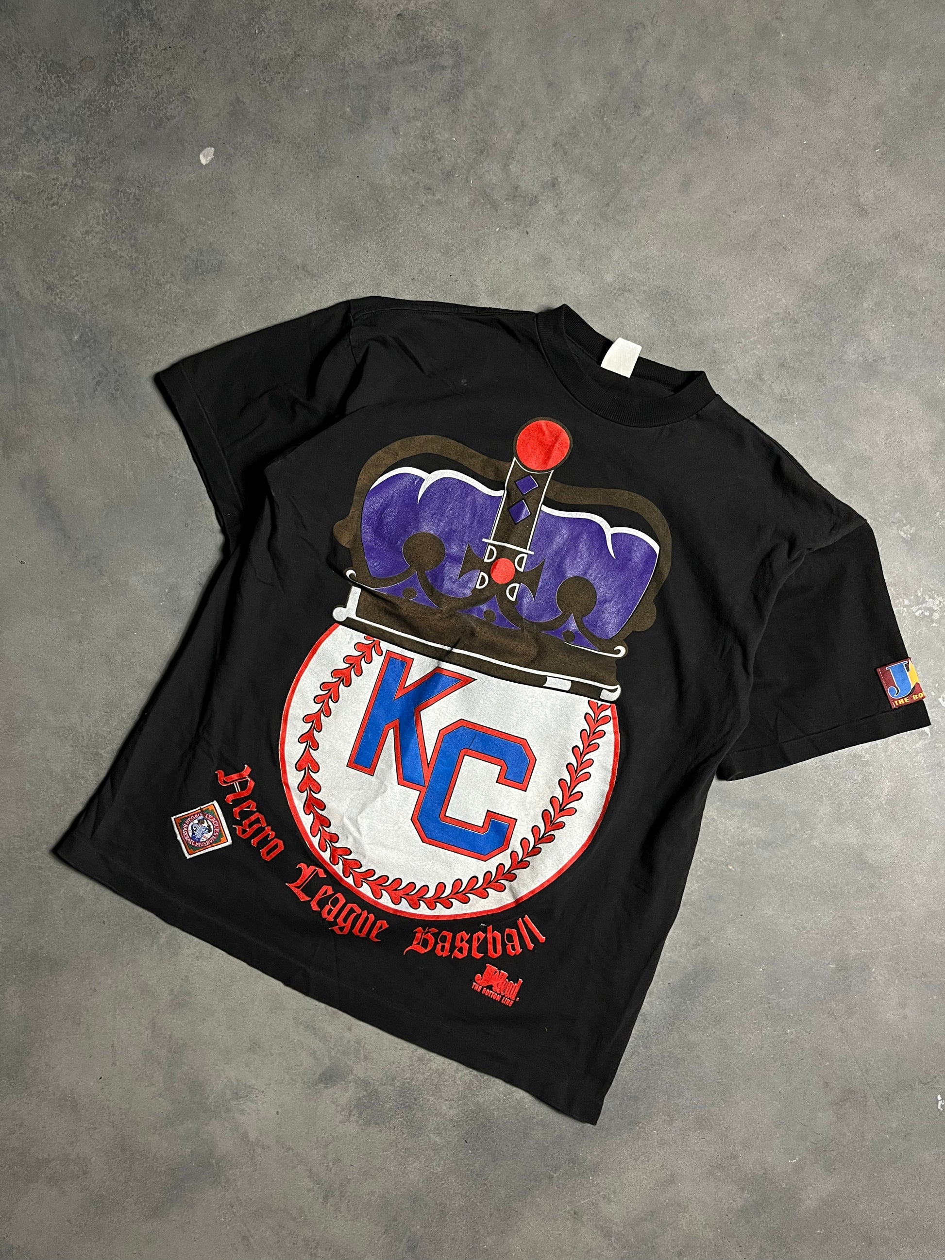 90’s Kansas City Monarchs Vintage Negro League Baseball Tee (Large)