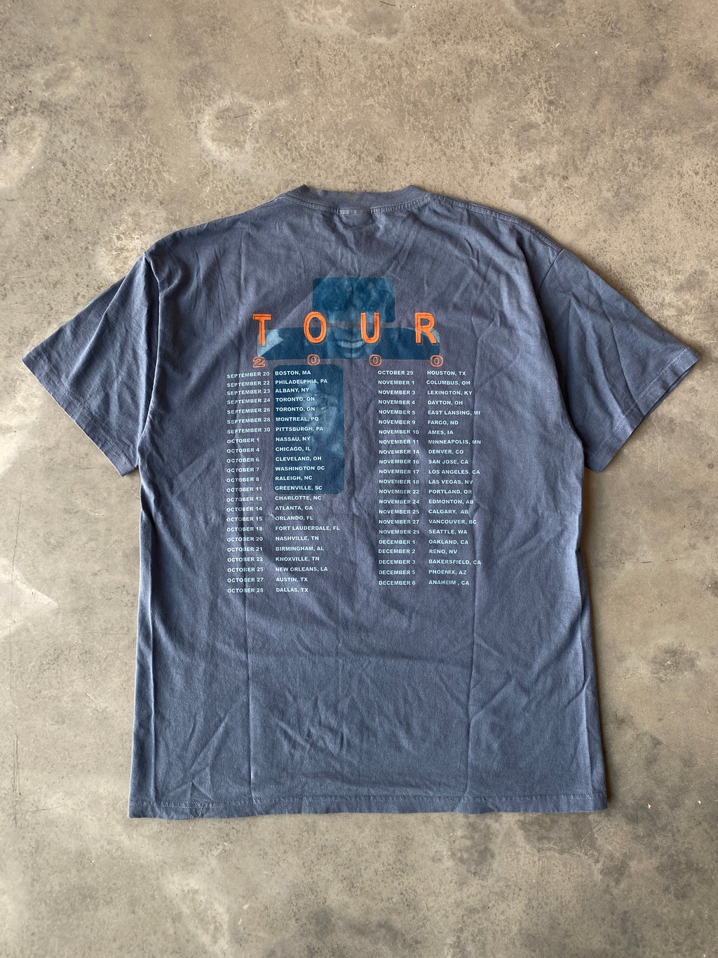 2000 Tina Turner Twenty Four Seven Tour Vintage R&B Music Tee (XL)