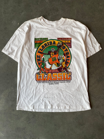 2004 Florida Classic FAMU Florida A&M vs. BCC Bethune-Cookman HBCU Football Matchup Tee (XL)